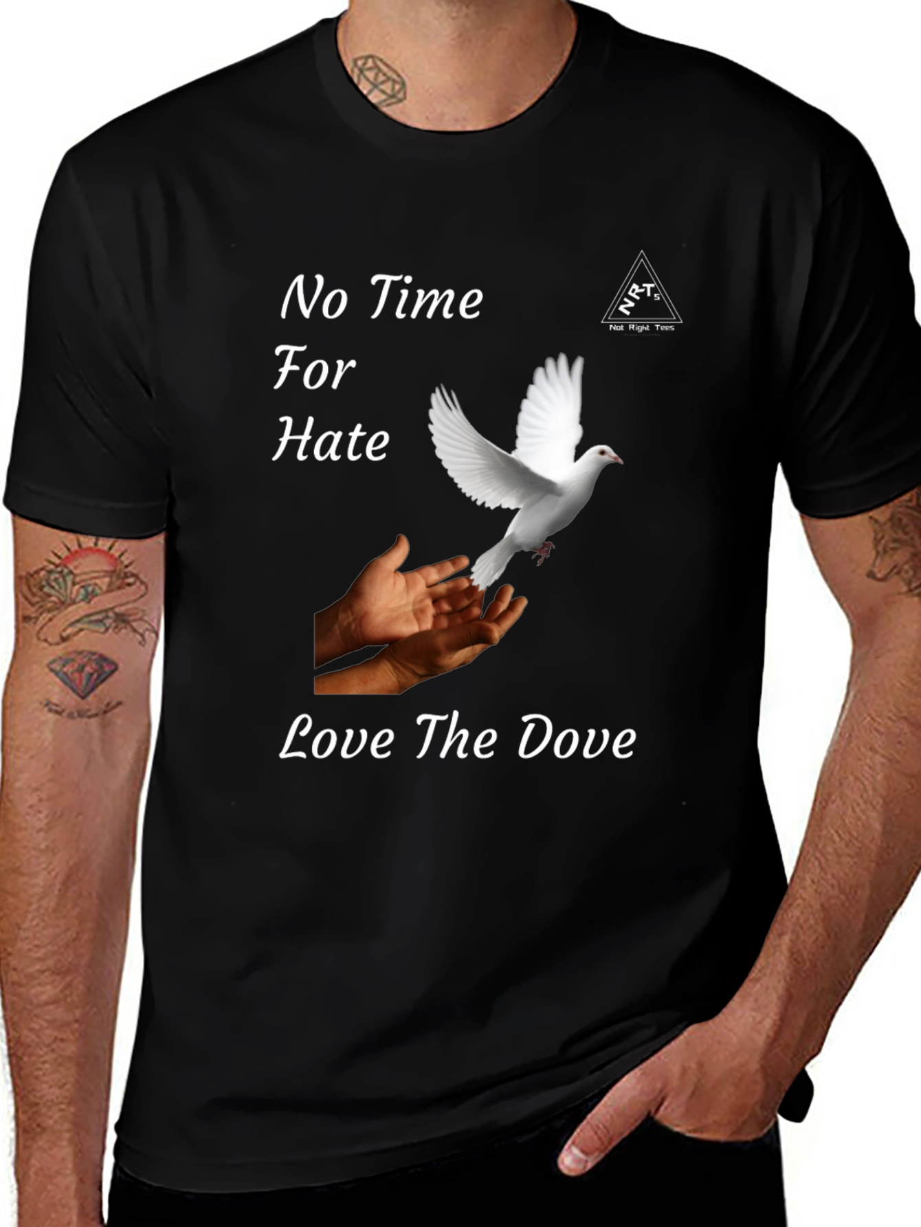 Variant 27 of No Time for Hate Dove Graphic T-Shirt
