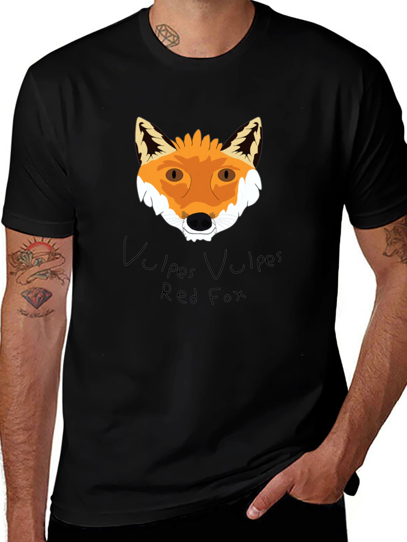 Variant 9 of Red Fox Graphic Tee - Nature Lover's T-Shirt