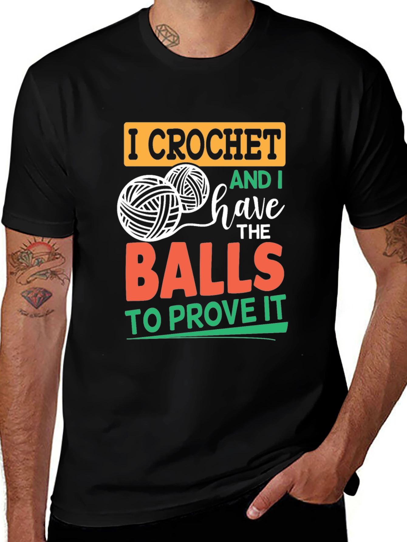 Variant 11 of I Crochet and I Have the Balls T-Shirt
