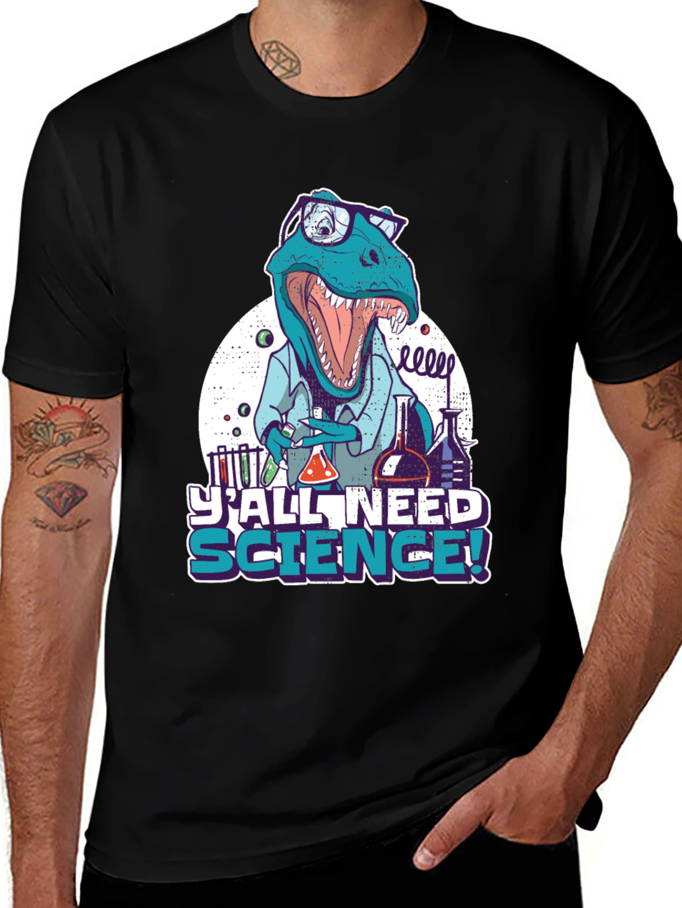 Science Rex T-Shirt: You All Need Science!