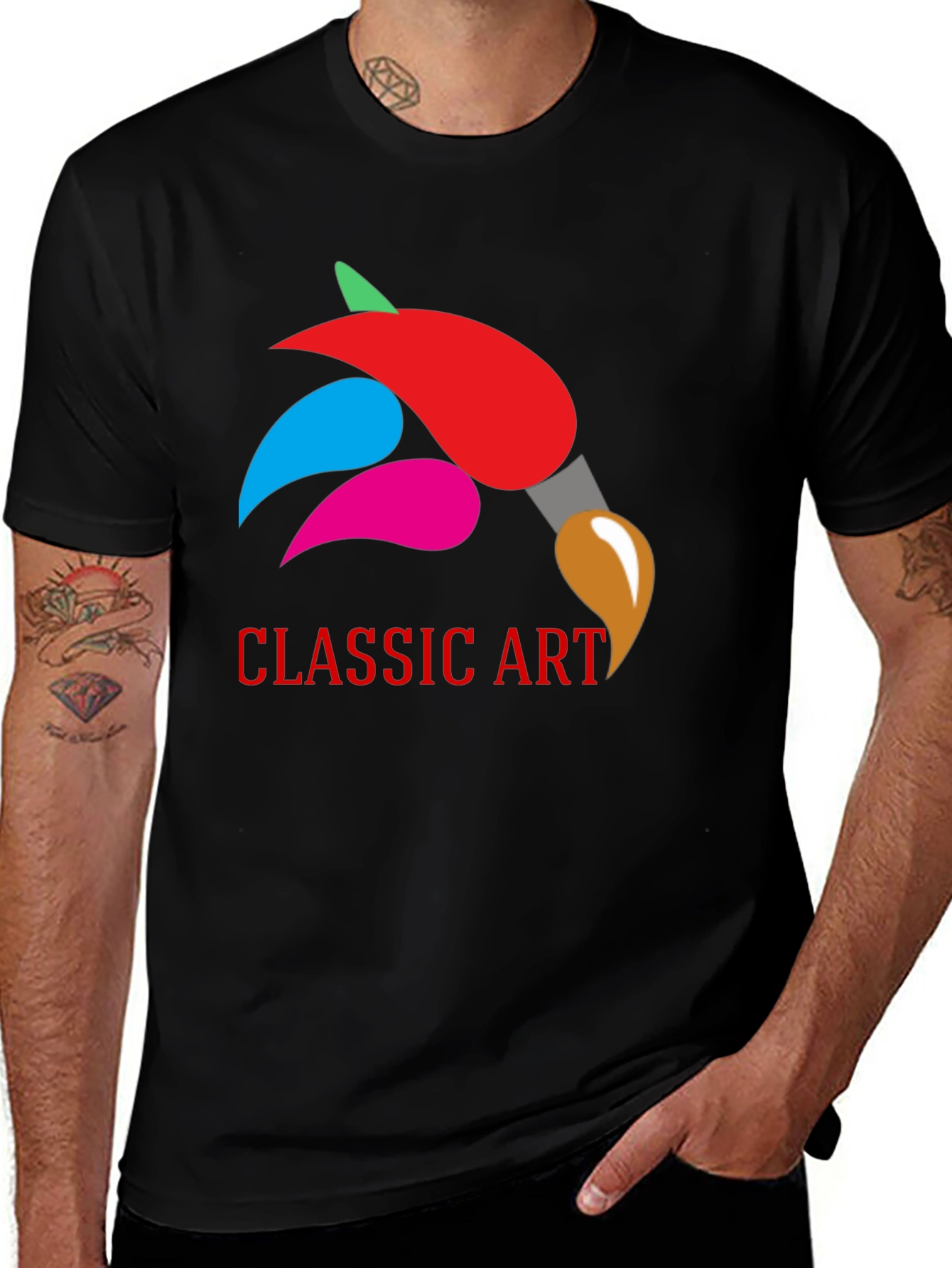 Variant 2 of Classic Art Brush T-Shirt