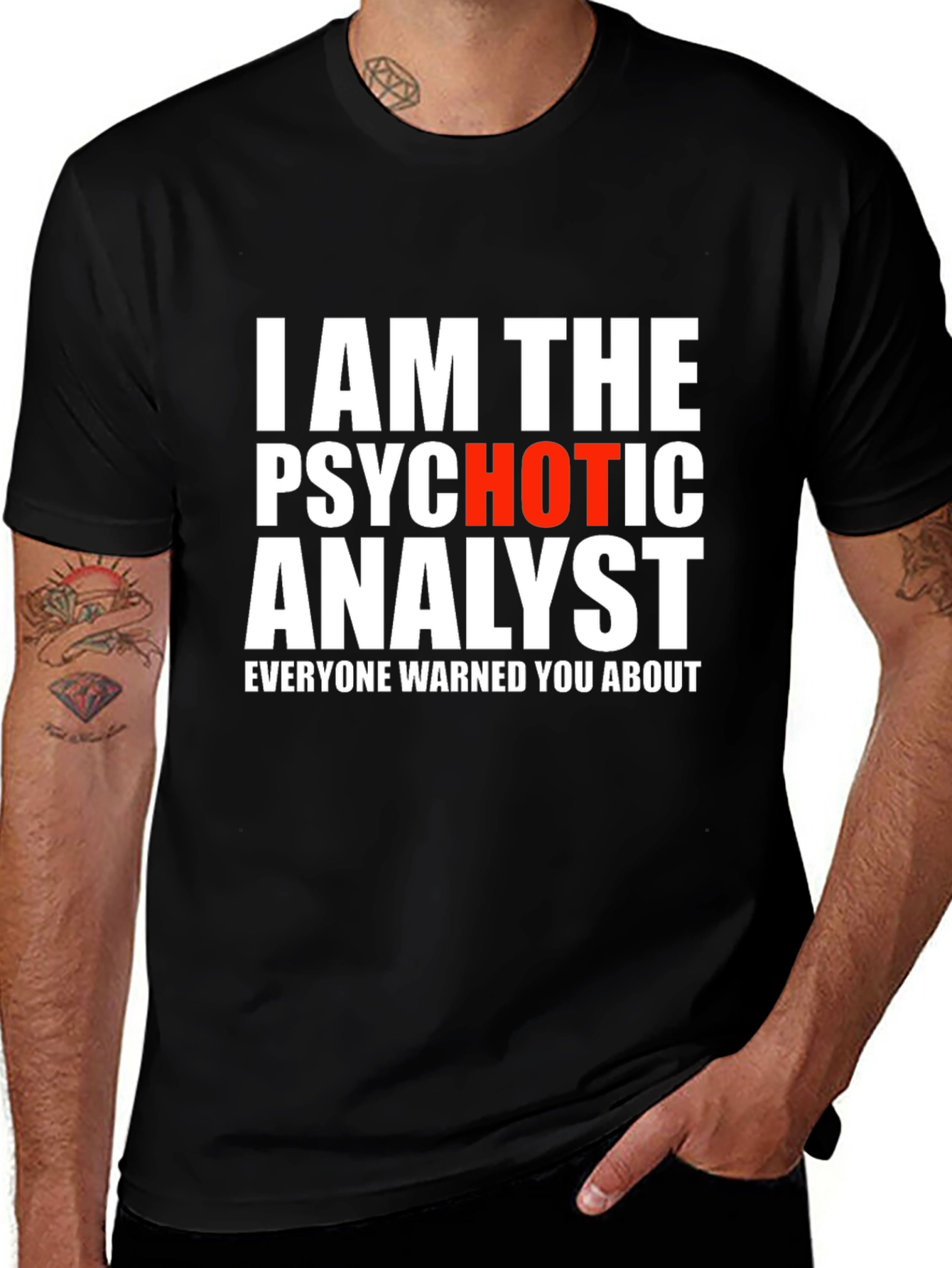 Variant 17 of Psychotic Analyst Graphic Tee - Funny Novelty Shirt
