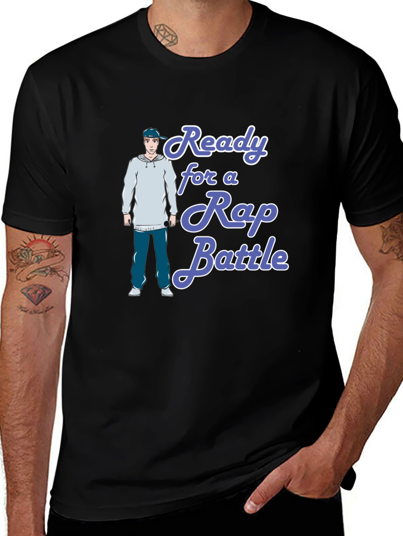 Variant 21 of Ready for a Rap Battle T-Shirt