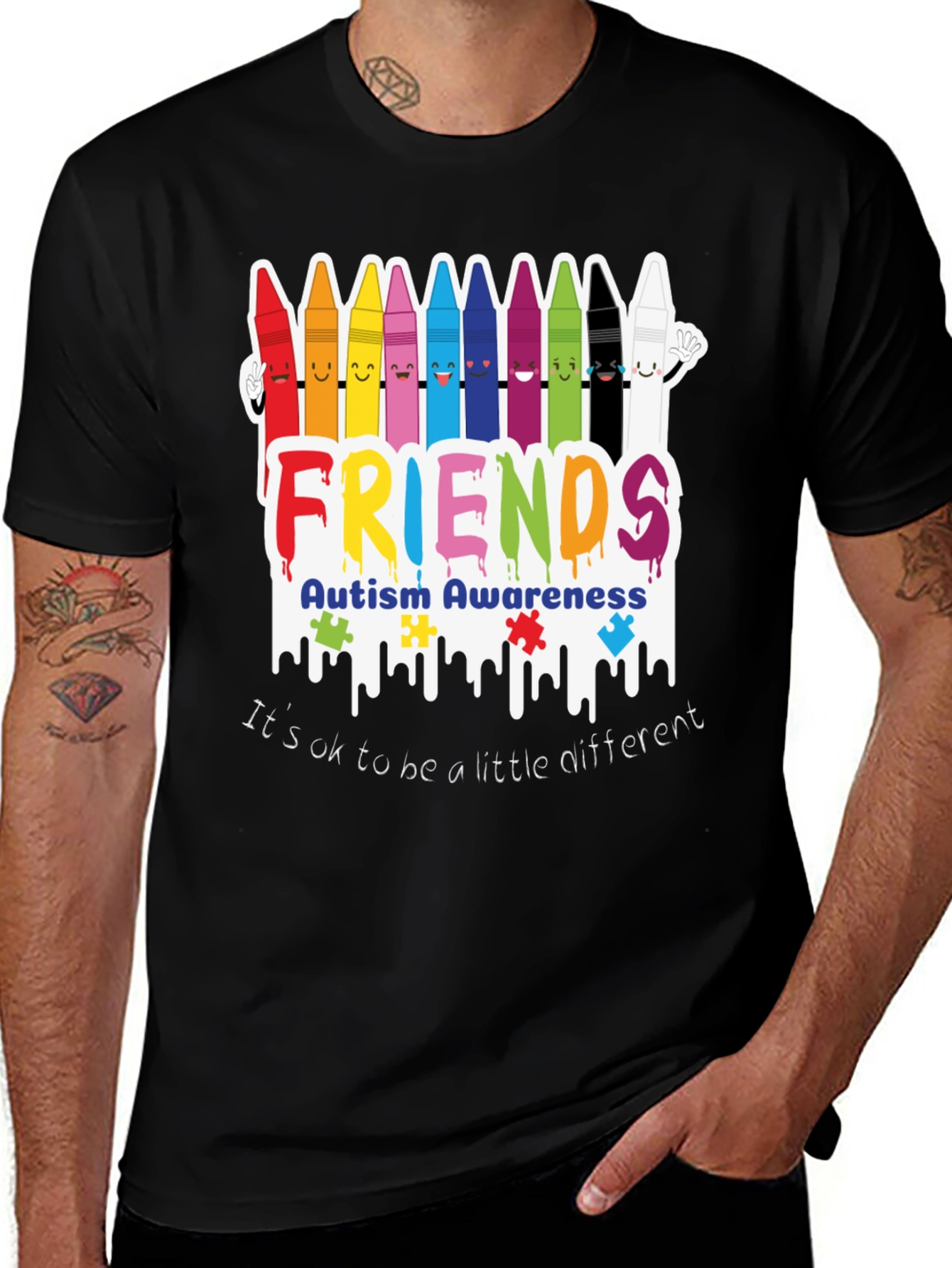 Autism Awareness Friends T-Shirt
