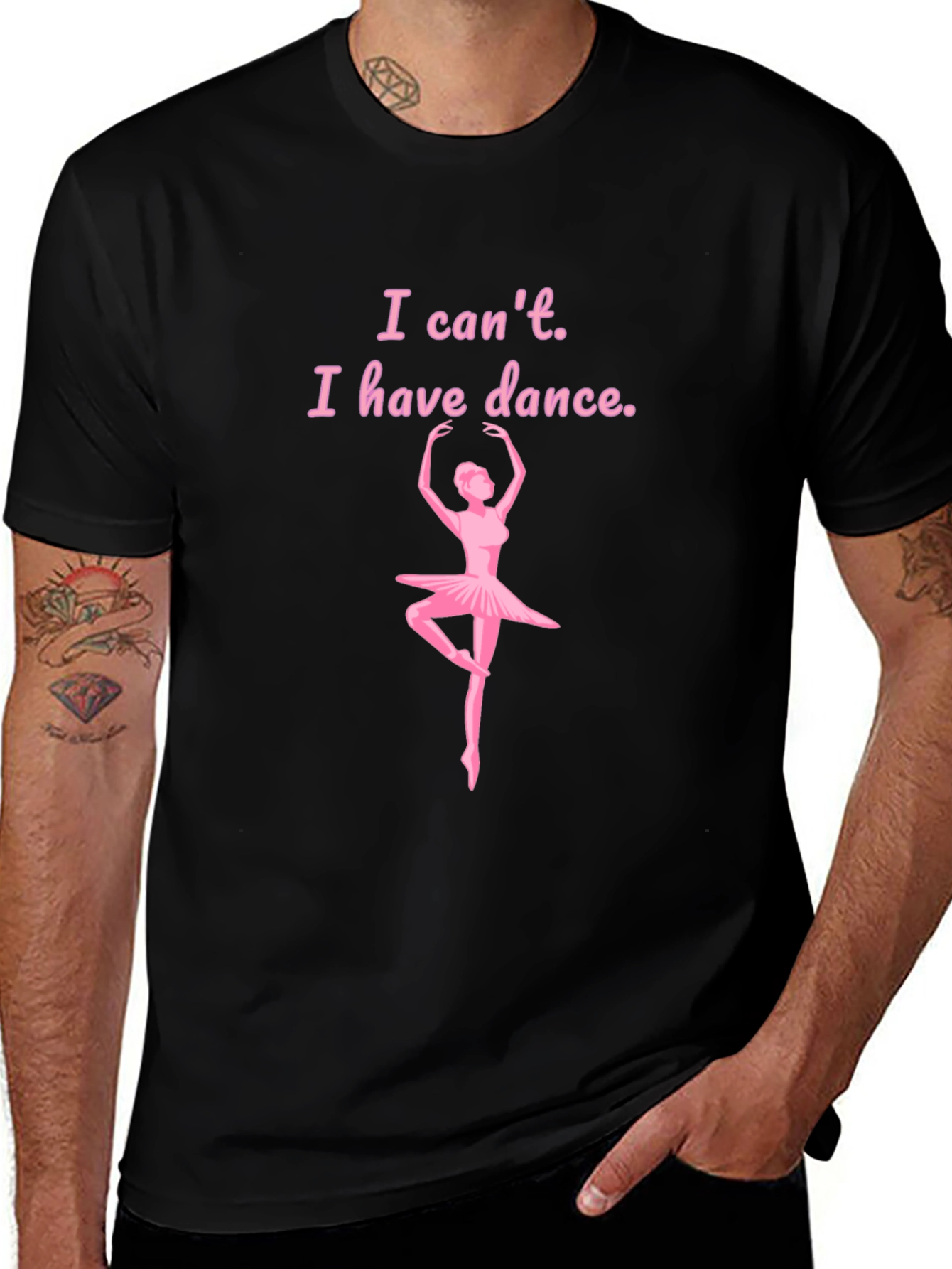 Variant 29 of Dance T-Shirt - I Can't I Have Dance - Cotton Tee