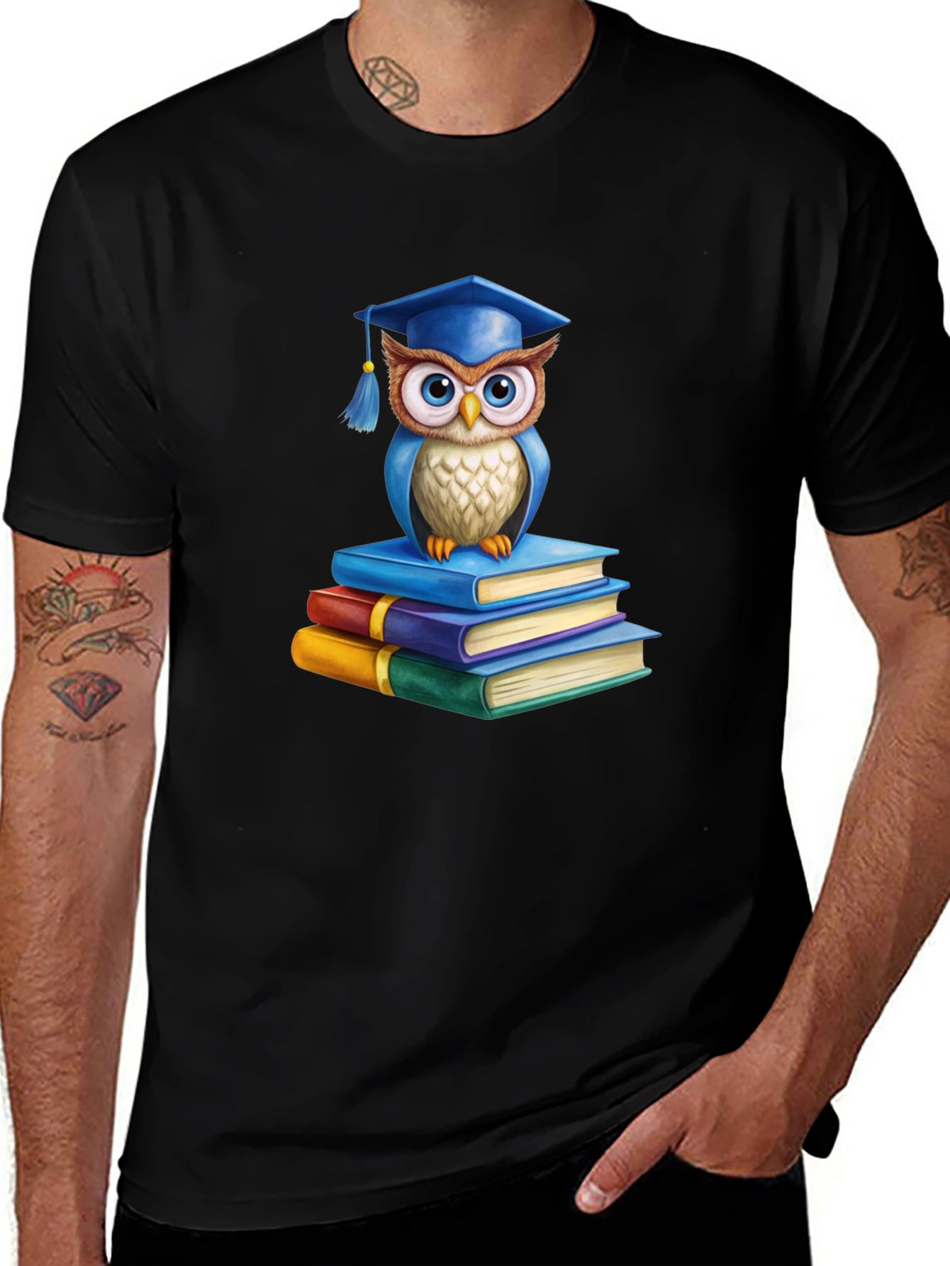 Variant 14 of Owl Graduate T-Shirt