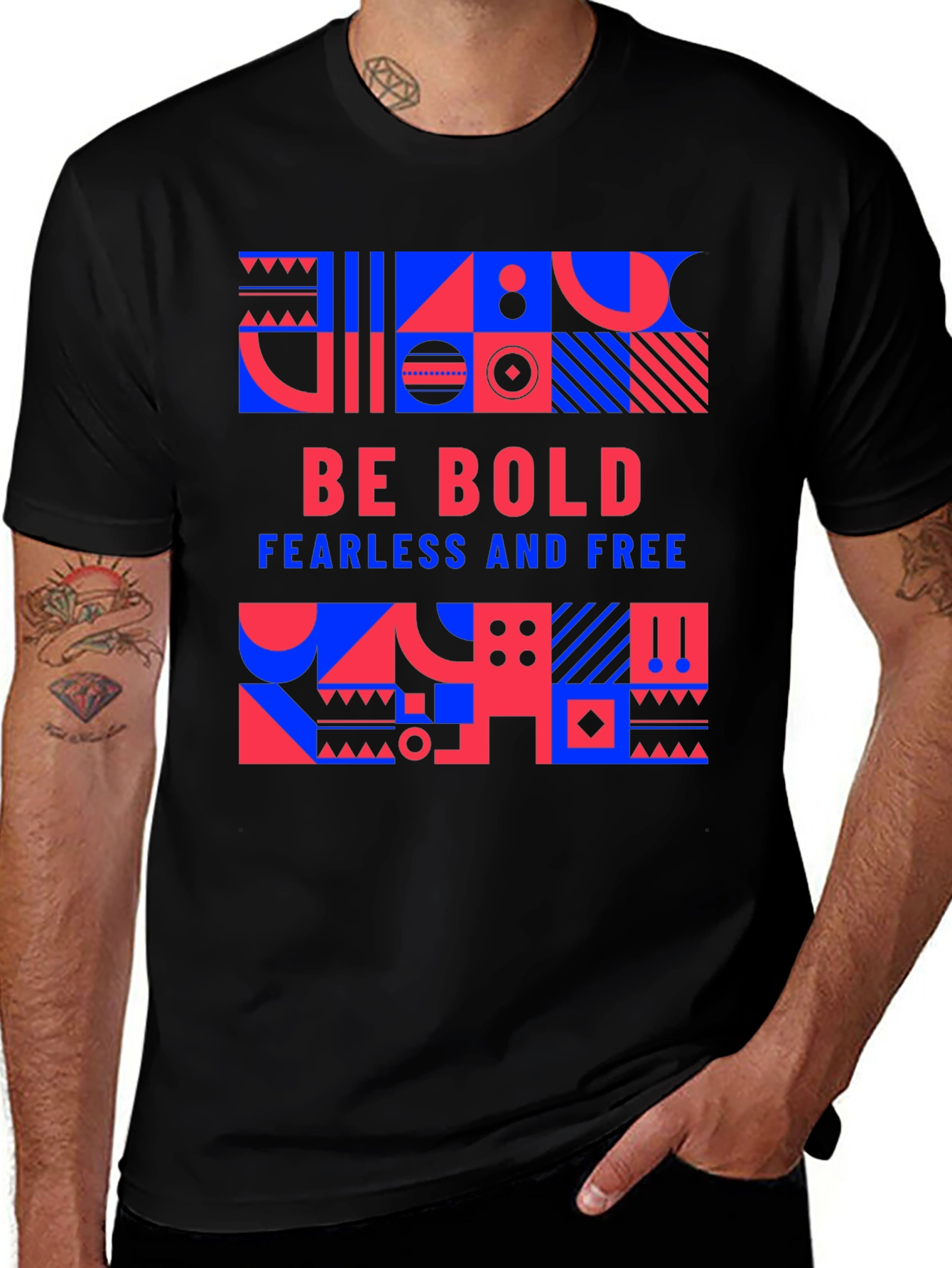 Variant 17 of Be Bold Geometric Graphic T-Shirt
