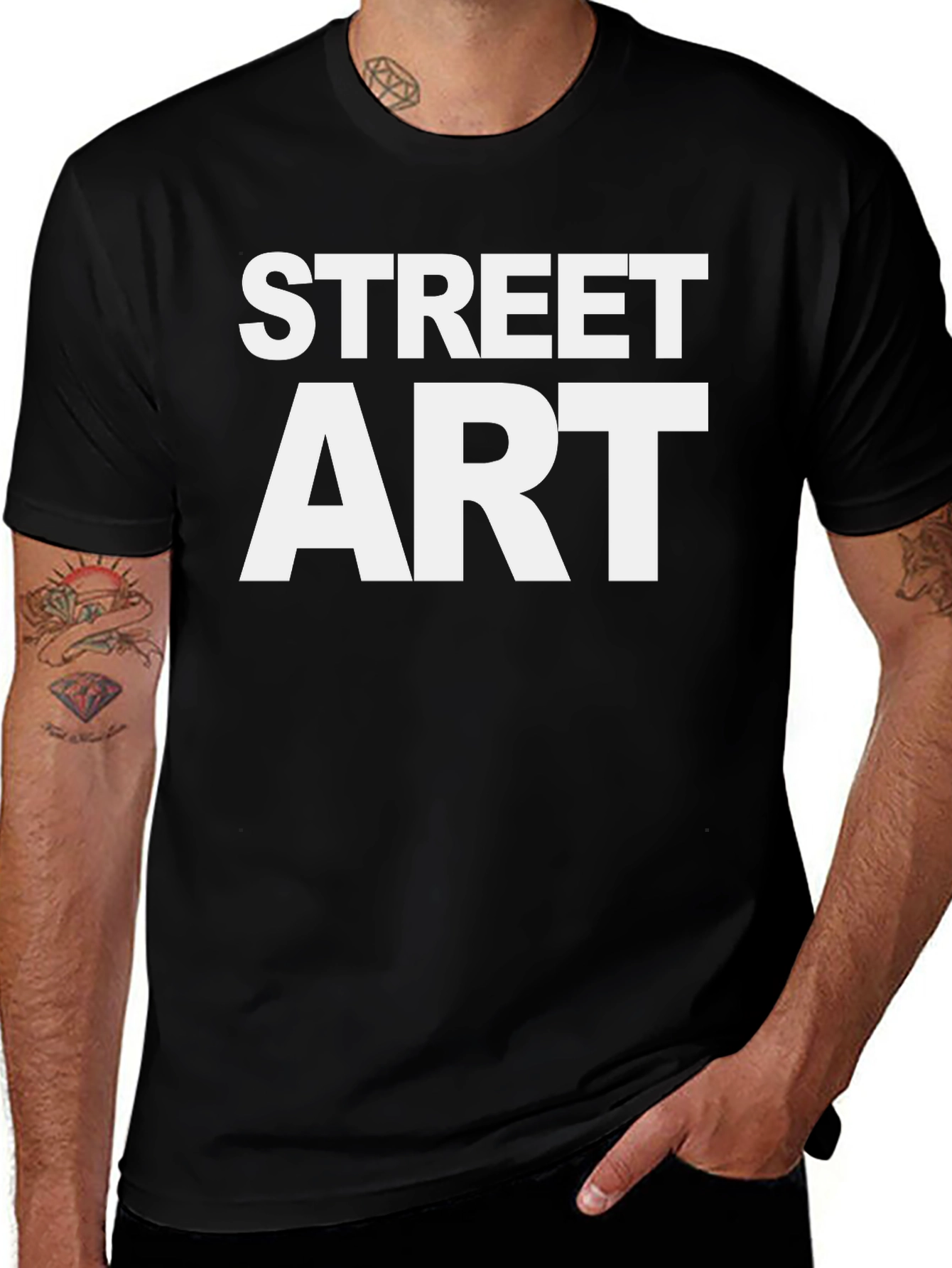 Variant 8 of Street Art Graphic Tee - Bold Style