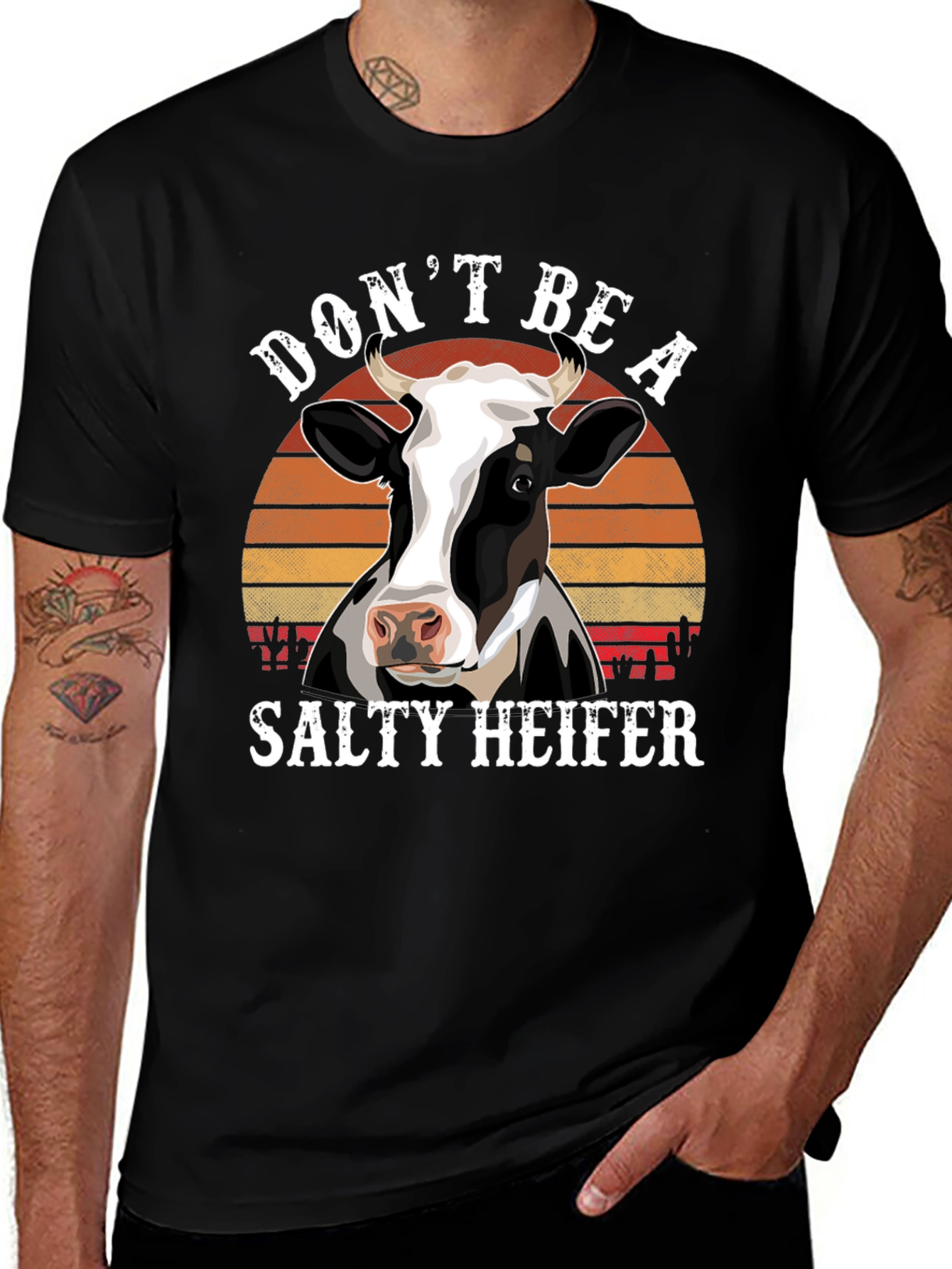 Variant 18 of Don't Be a Salty Heifer Graphic Tee