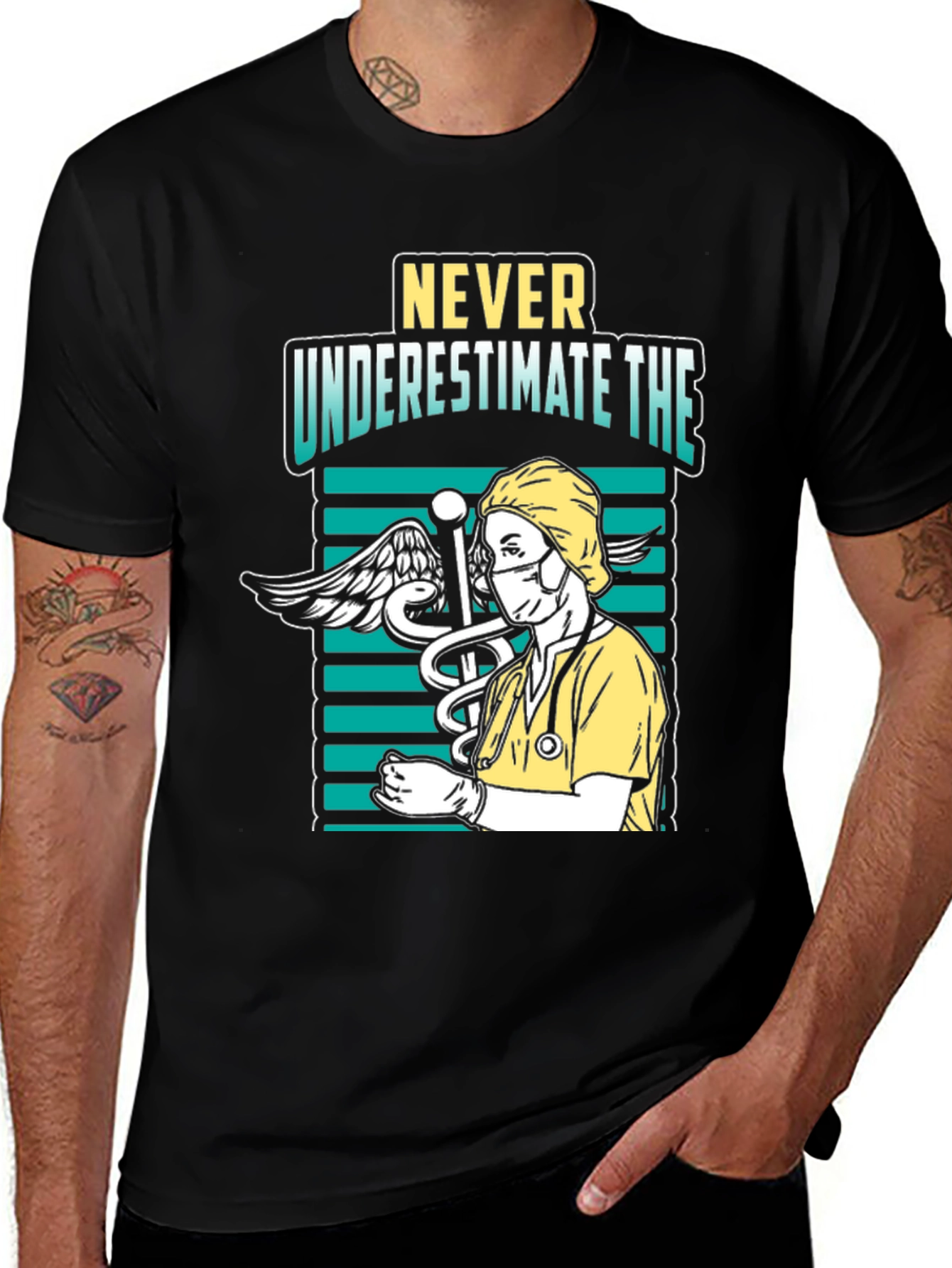 Variant 28 of Nurse Never Underestimate T-Shirt