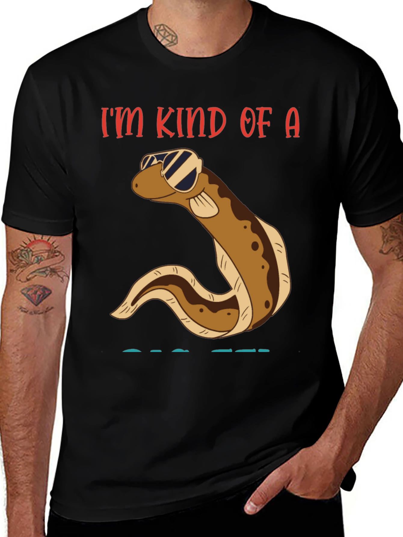Variant 18 of I'm Kind of a Big Eel Funny Graphic Tee