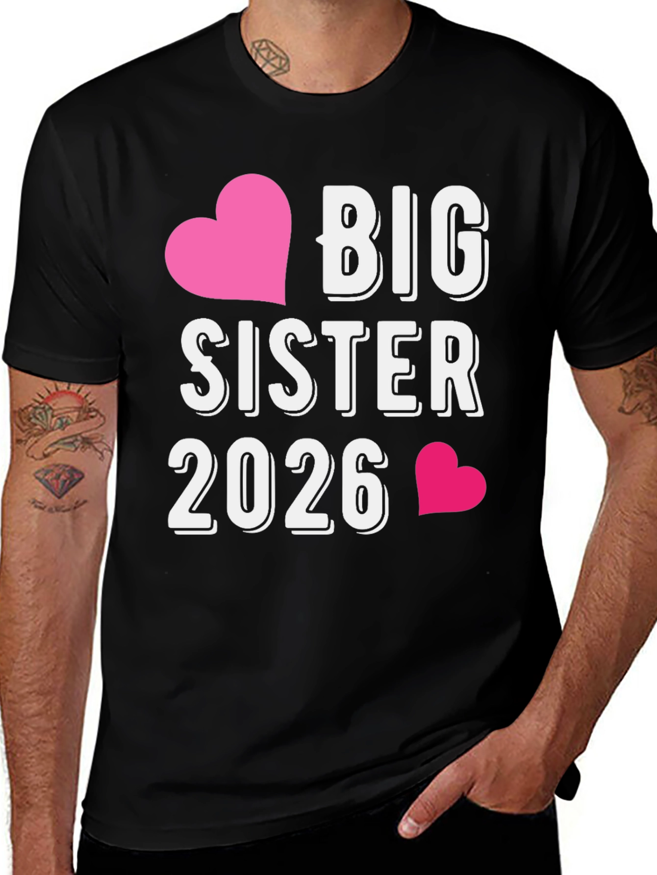Variant 22 of Big Sister 2026 T-Shirt - Future Sibling Tee