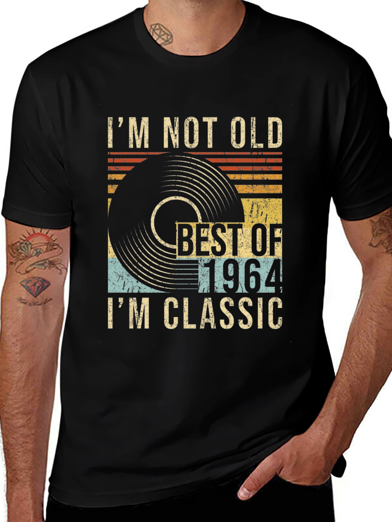 Variant 13 of I'm Not Old, I'm Classic 1964 Black T-Shirt