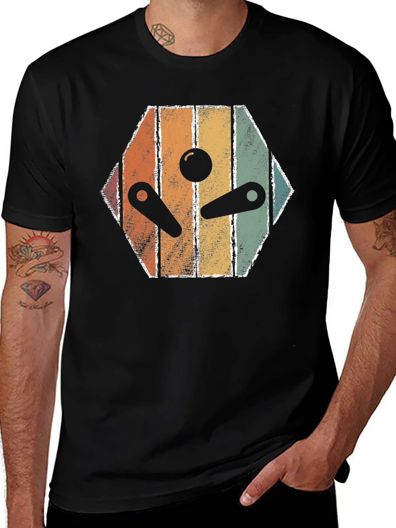 Variant 27 of Retro Pinball T-Shirt - Vintage Style