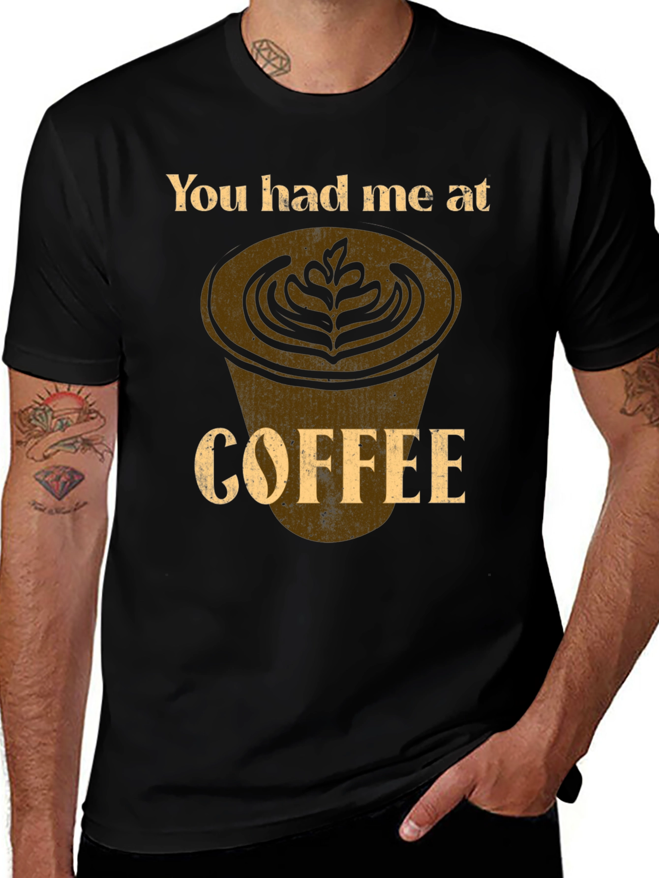 Coffee Lover Graphic Tee - You Had Me At Coffee