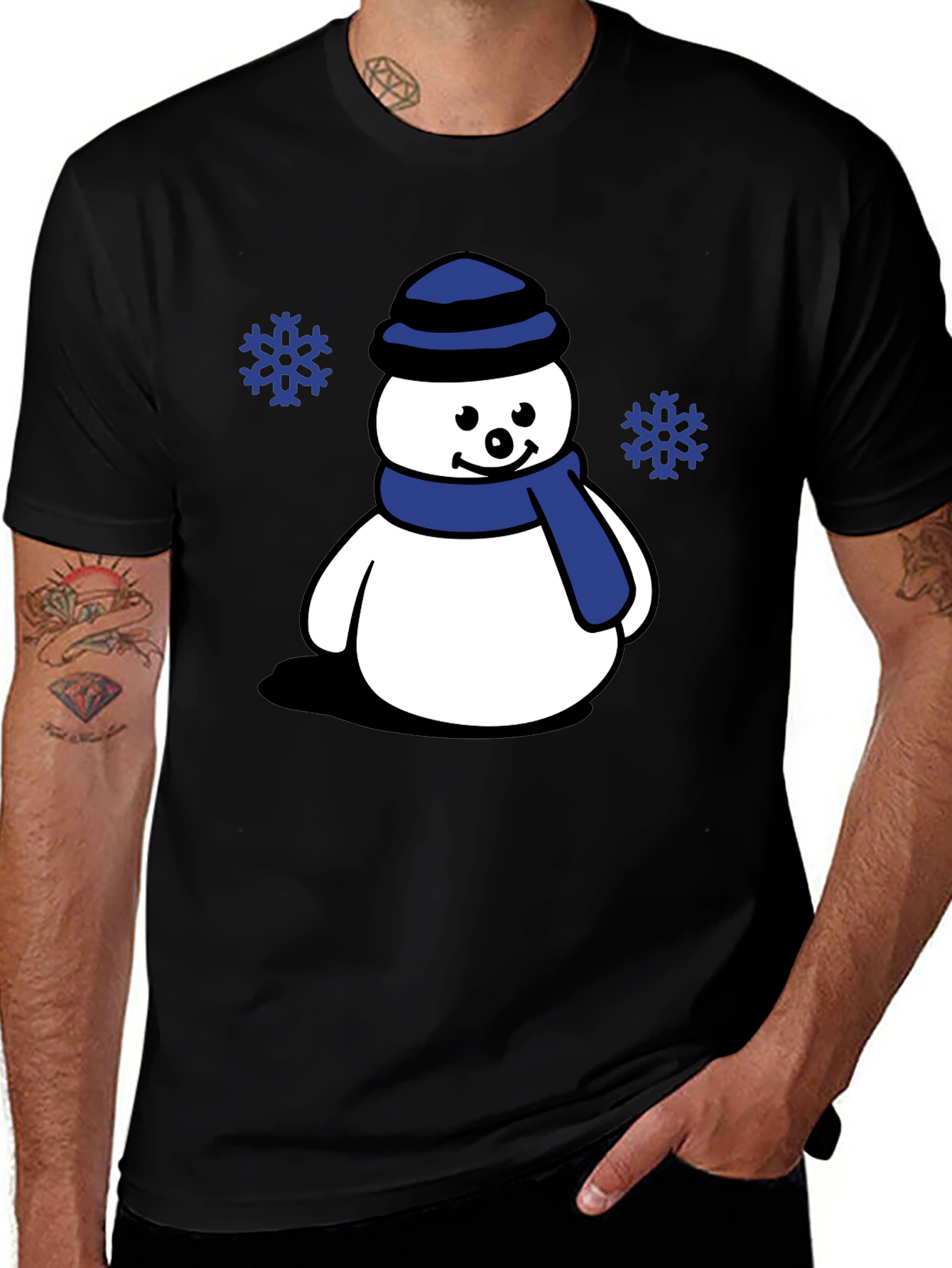 Variant 24 of Snowman Graphic Tee - Winter Fun