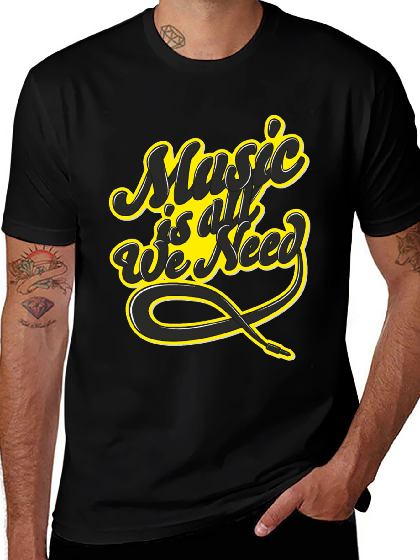 Variant 18 of Music is All We Need T-Shirt