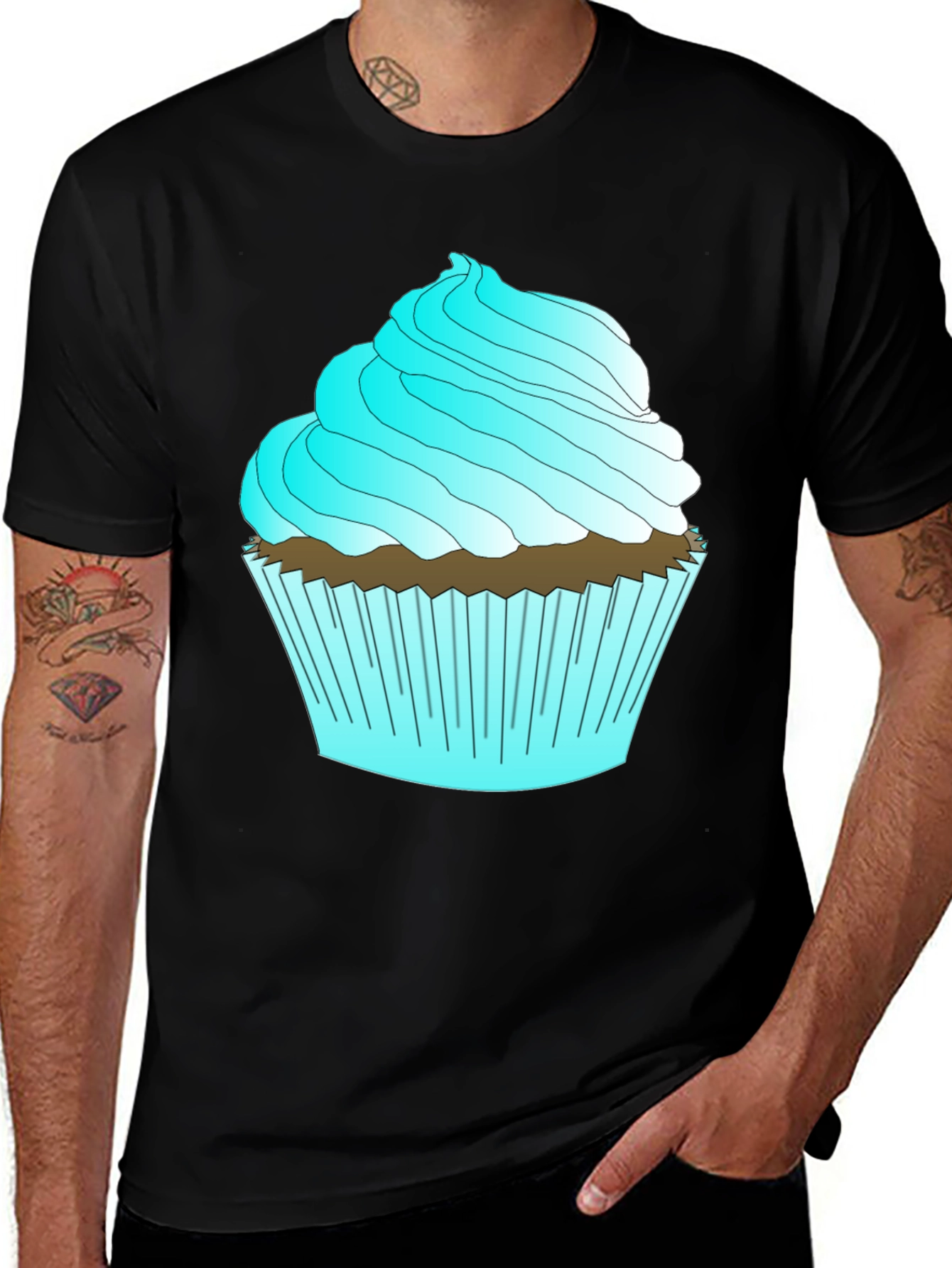 Variant 29 of Cupcake Graphic Tee - Sweet Treat Shirt