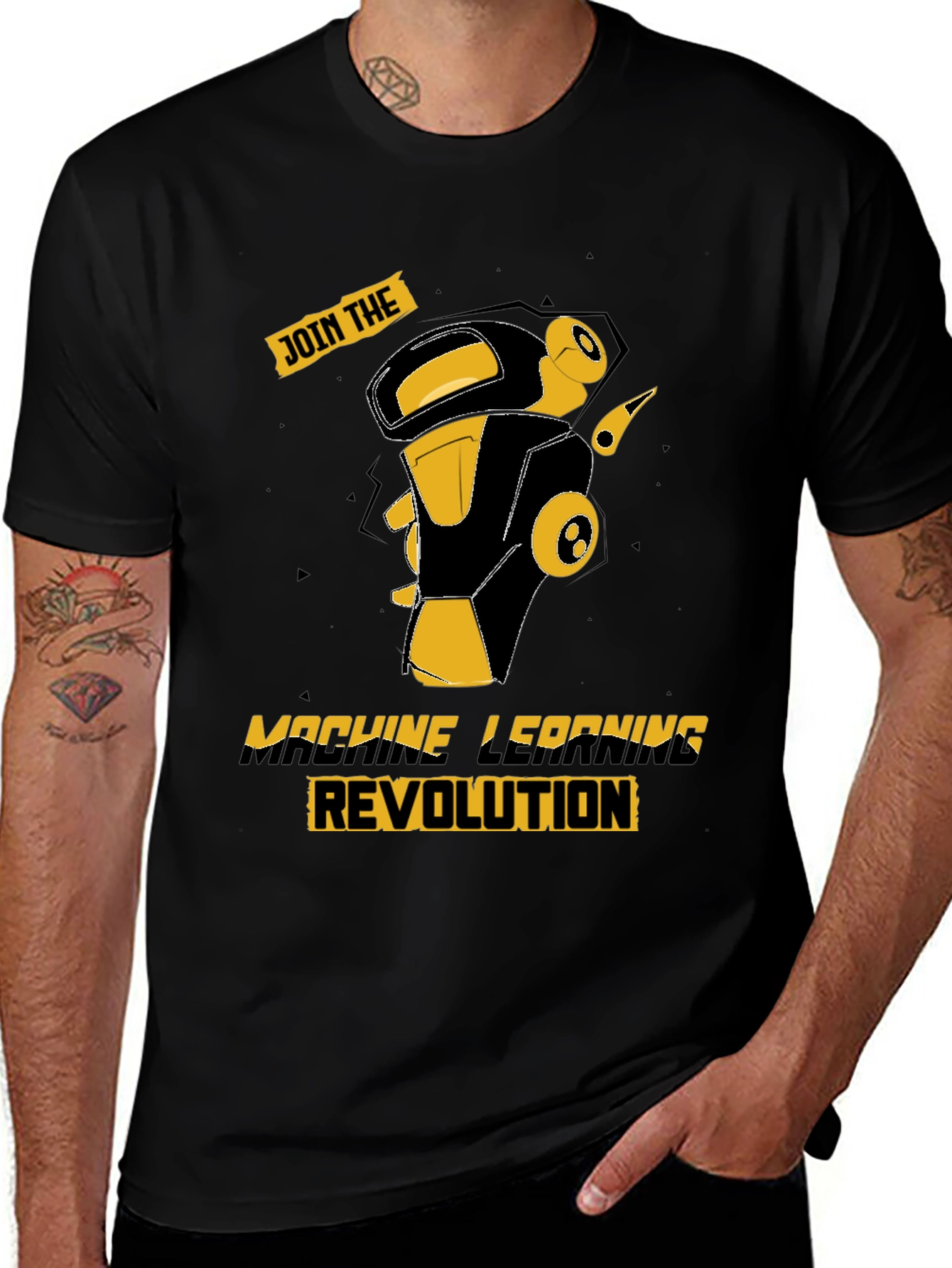 Variant 21 of Machine Learning Revolution T-Shirt