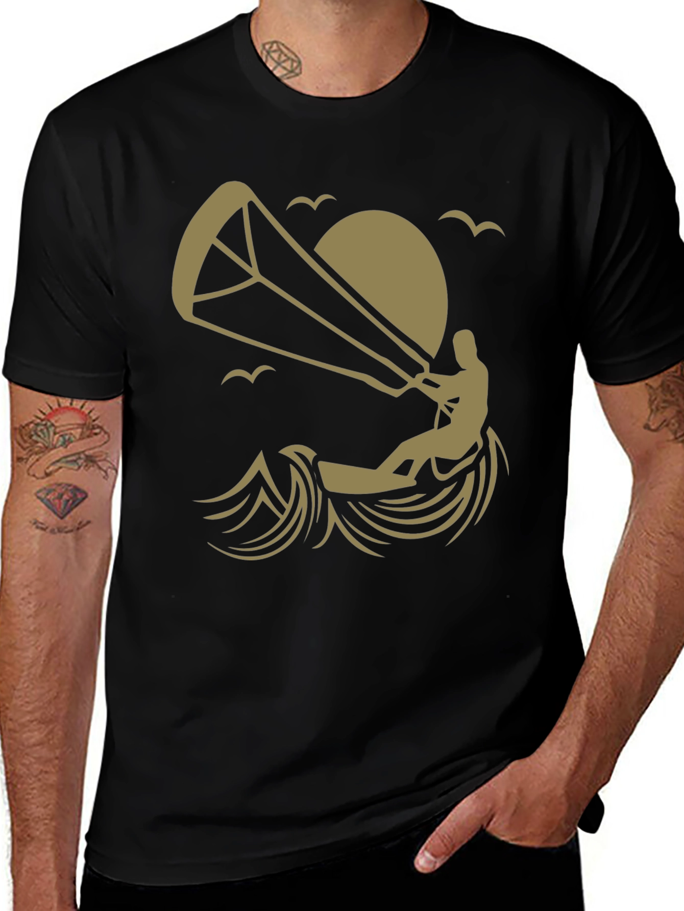 Kitesurfing Graphic Tee - Adventure Awaits