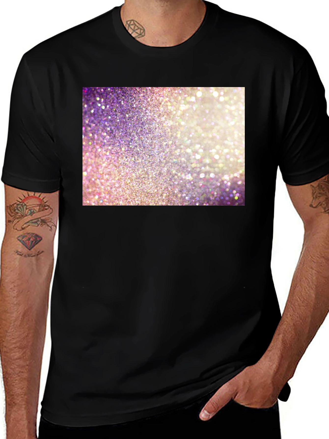 Variant 12 of Sparkle Glitter Graphic Tee