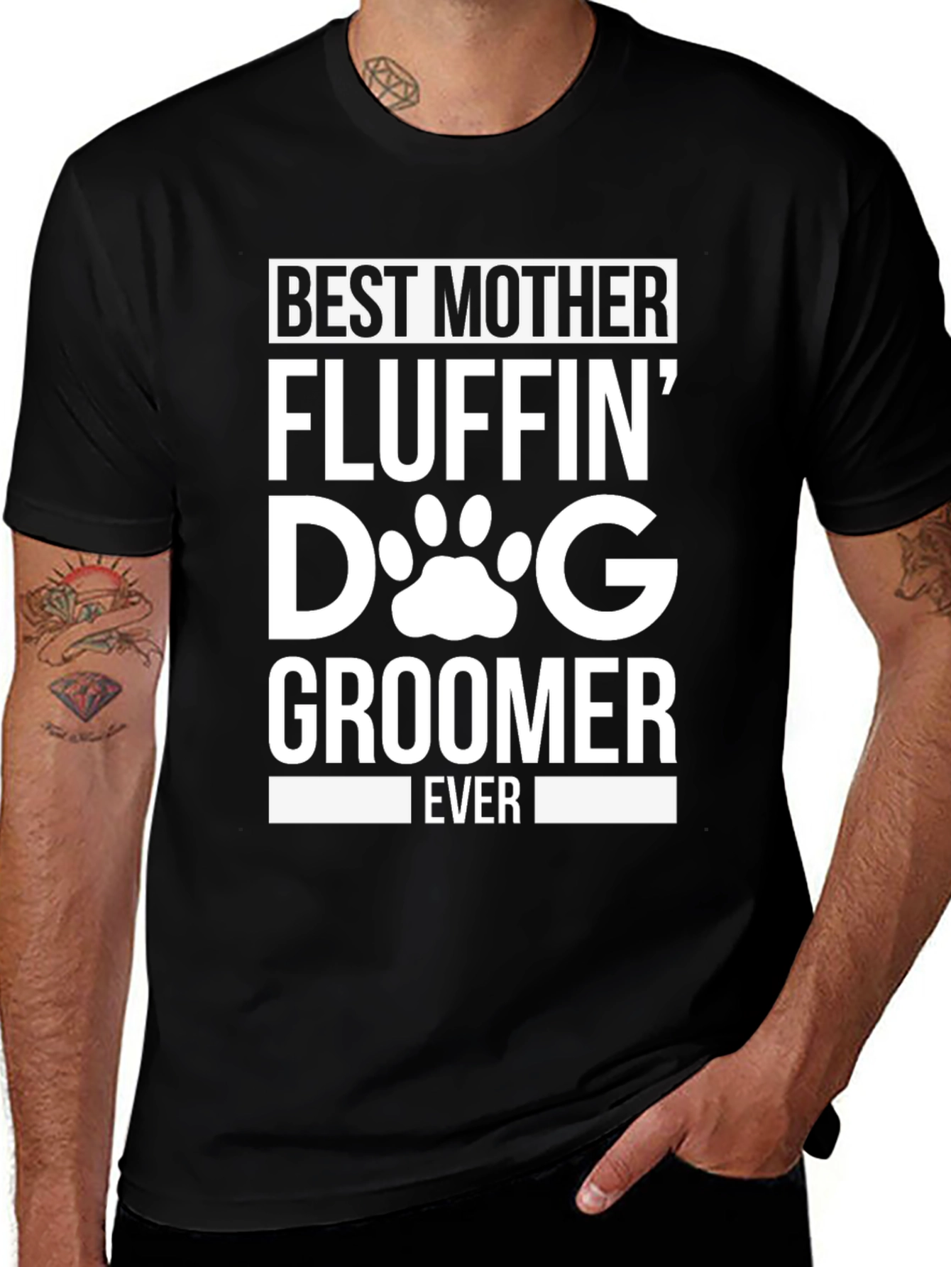 Variant 9 of Best Mother Fluffin' Dog Groomer T-Shirt