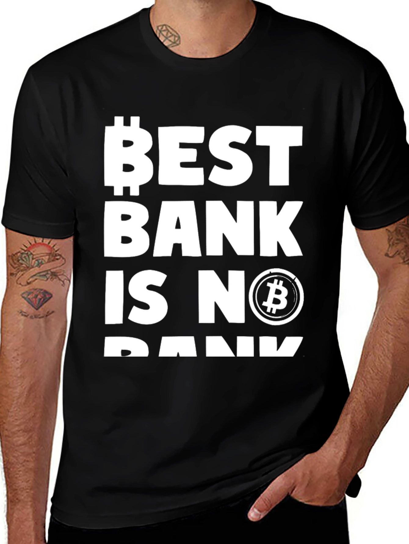 Bitcoin Best Bank T-Shirt Crypto Tee