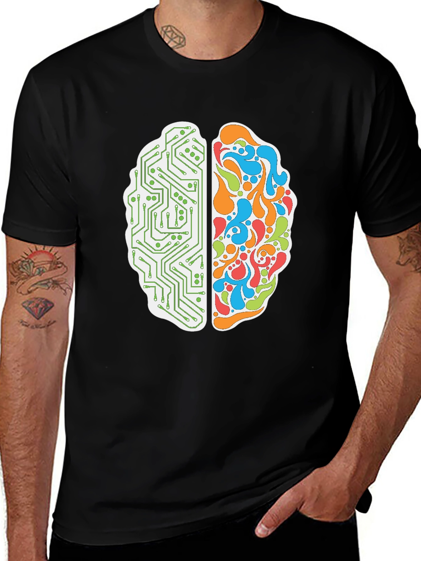 Brain Circuitry T-Shirt - Creative Mind Apparel
