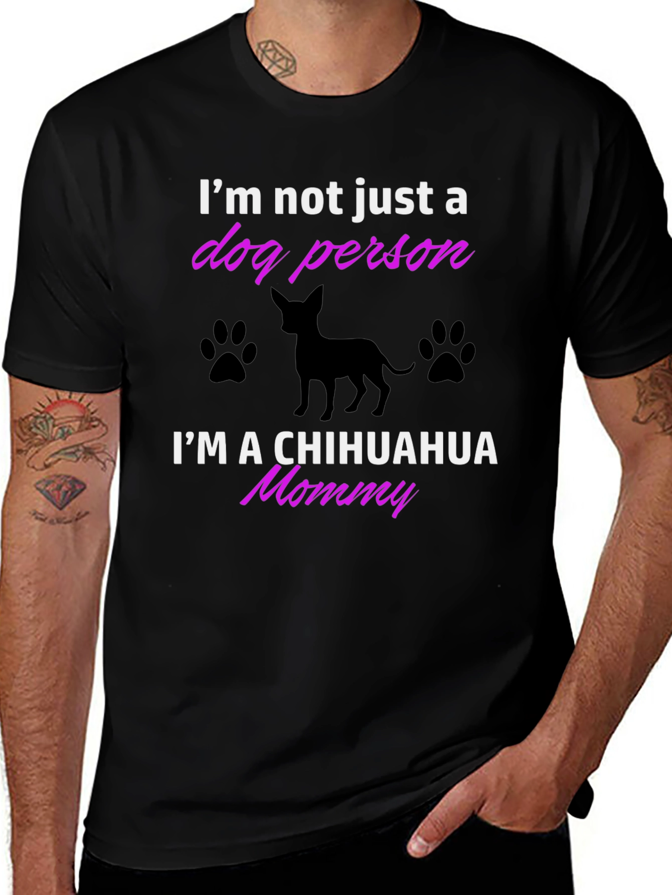 Variant 8 of Chihuahua Mommy T-Shirt - Dog Lover Tee