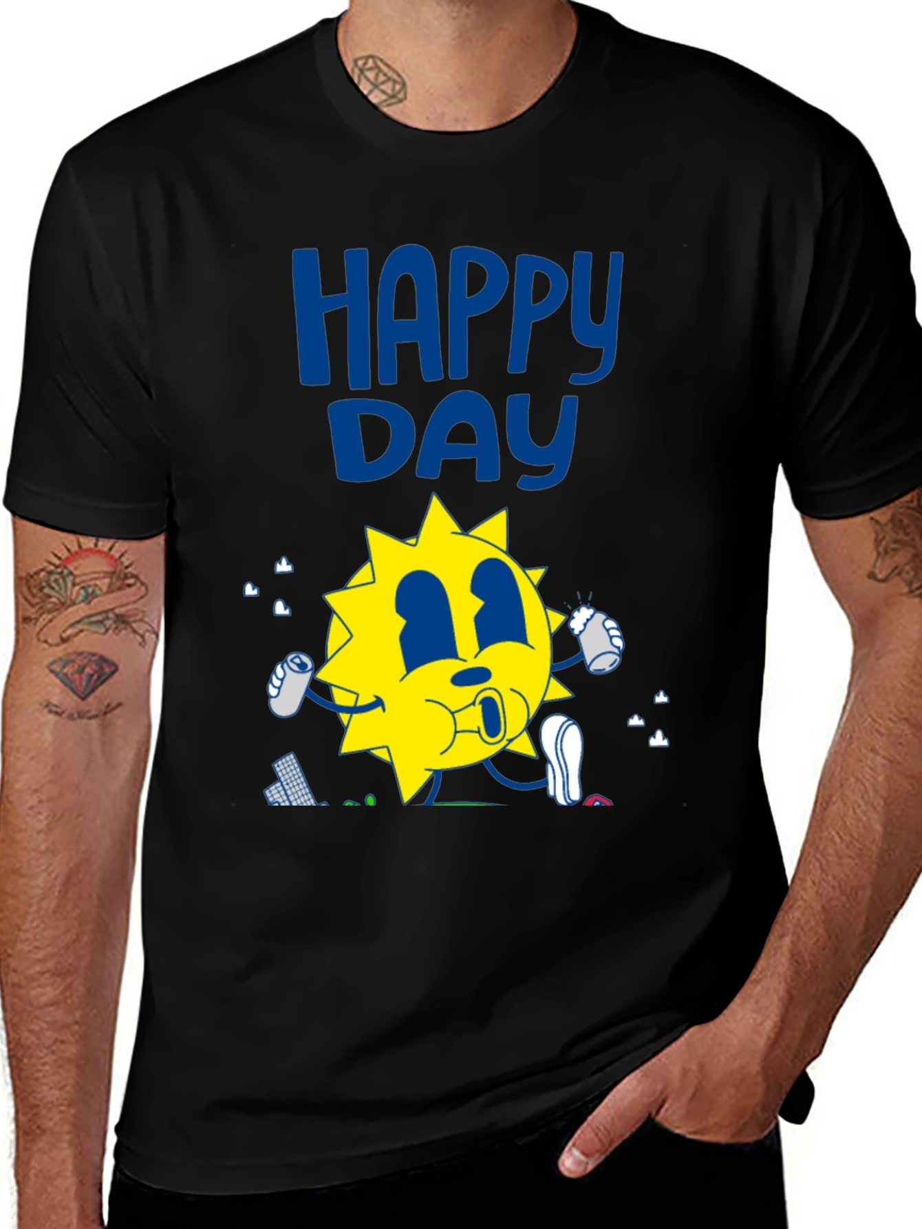 Variant 16 of Happy Day Graphic Tee