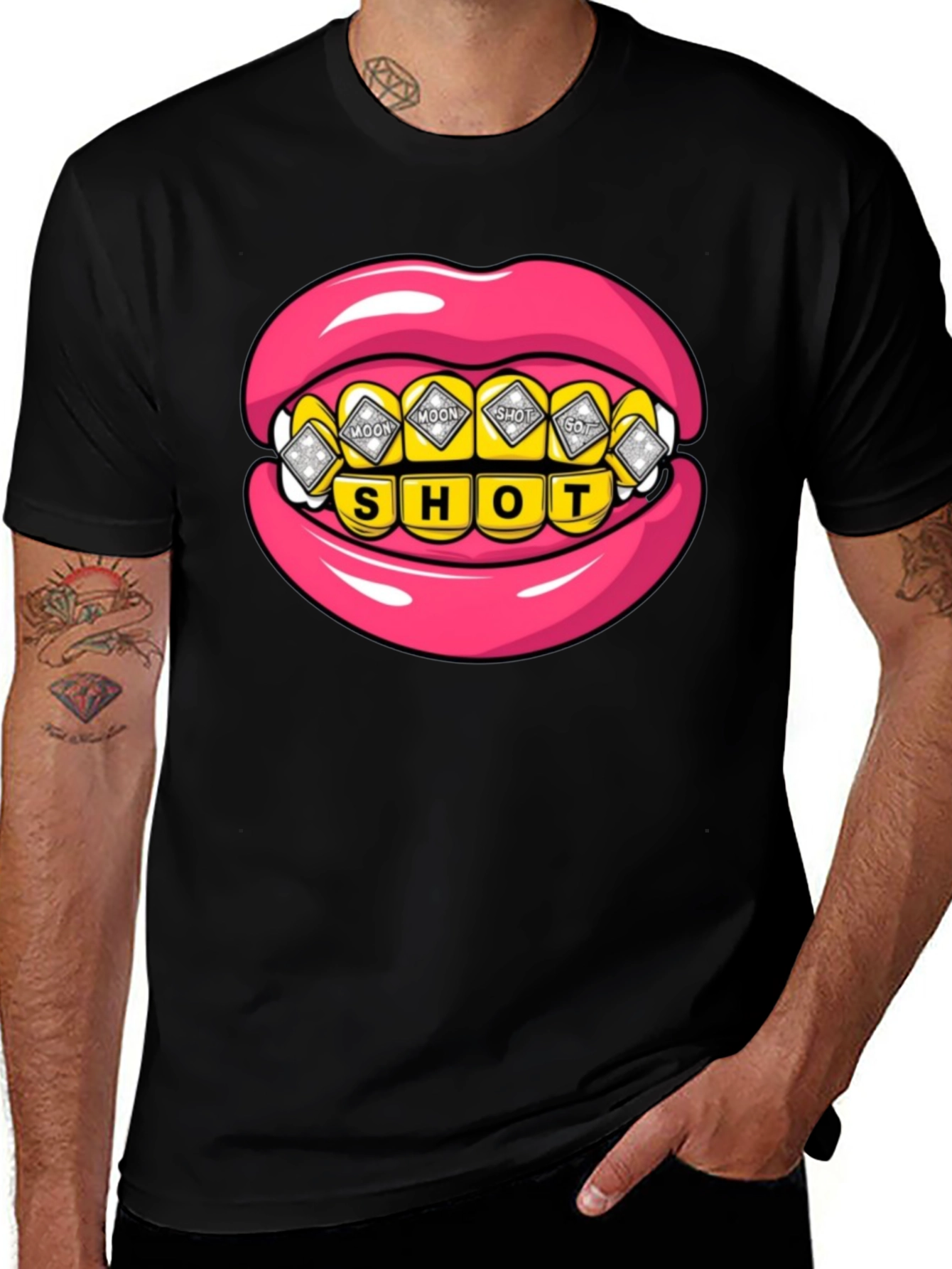 Moonshot Lip Grill Graphic Tee
