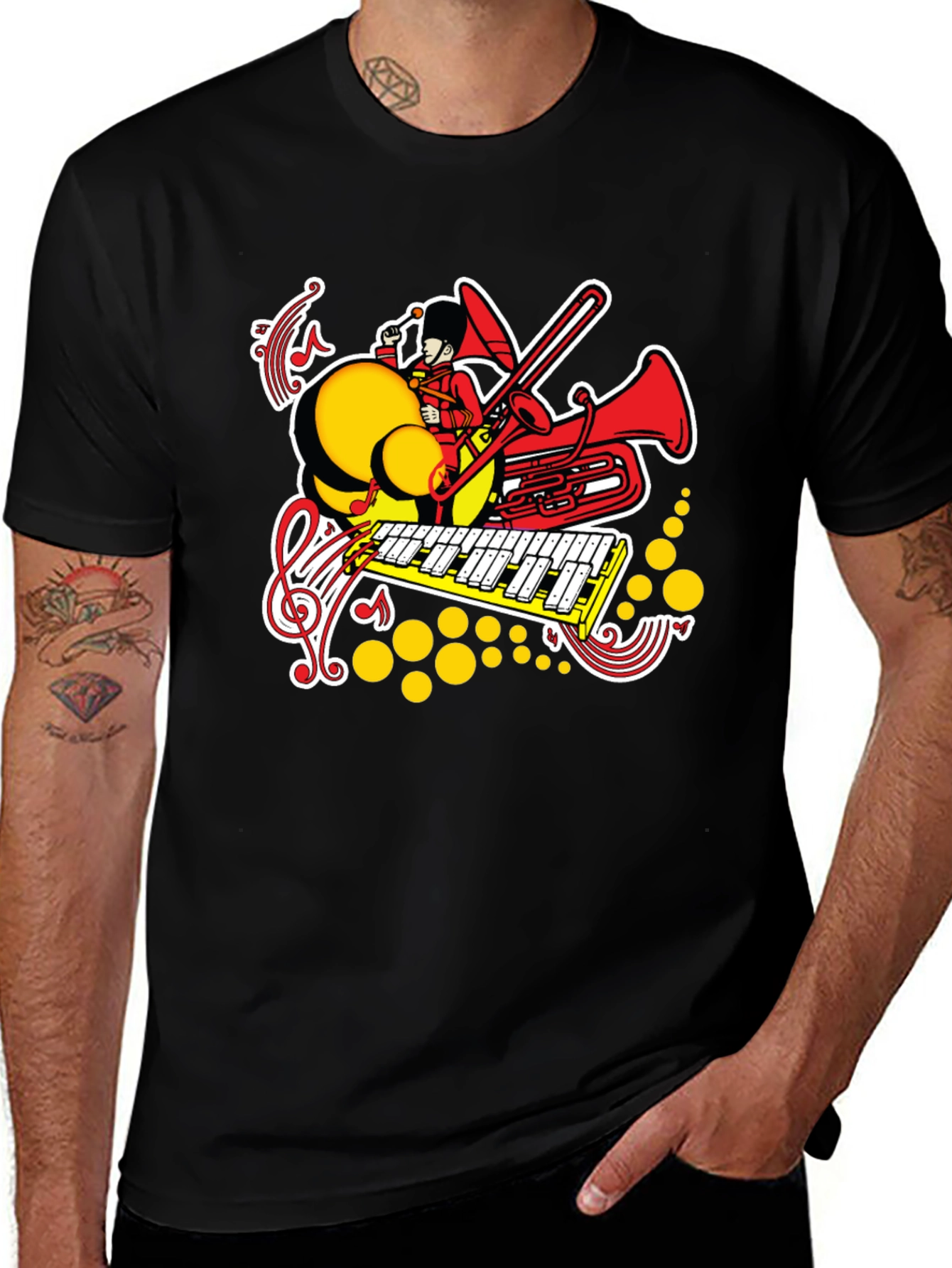 Variant 30 of Musical Cartoon T-Shirt