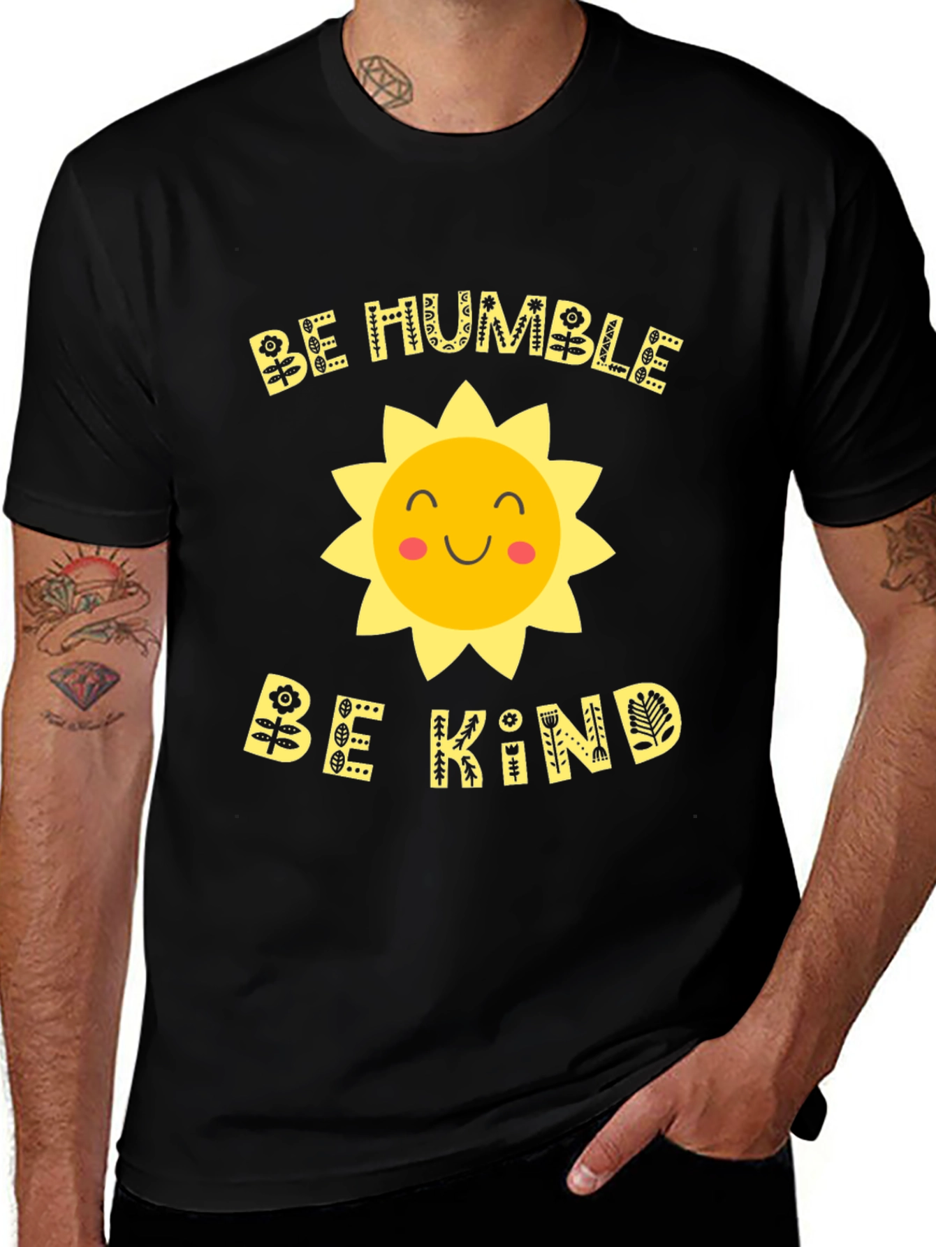 Variant 13 of Be Humble Be Kind Graphic Tee