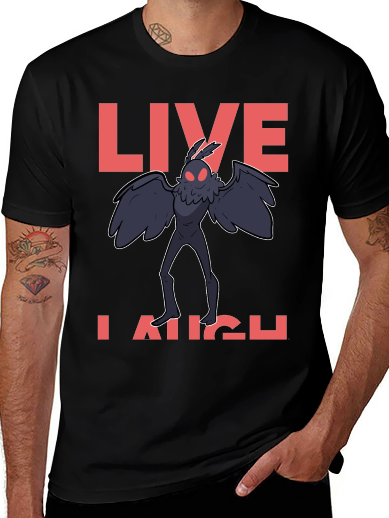 Live Laugh Mothman T-Shirt