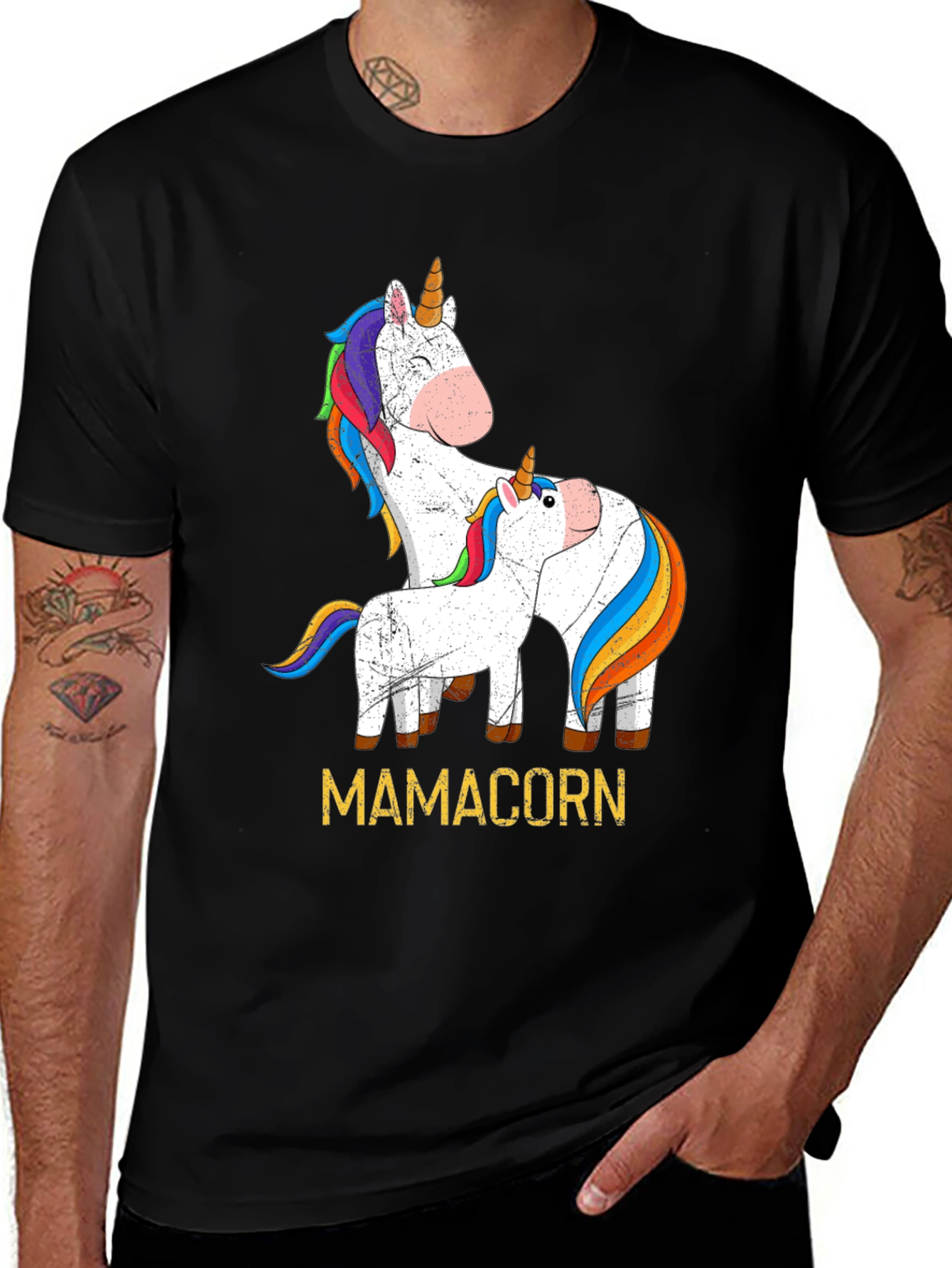 Variant 28 of Mamacorn T-Shirt - Unicorn Mother & Child