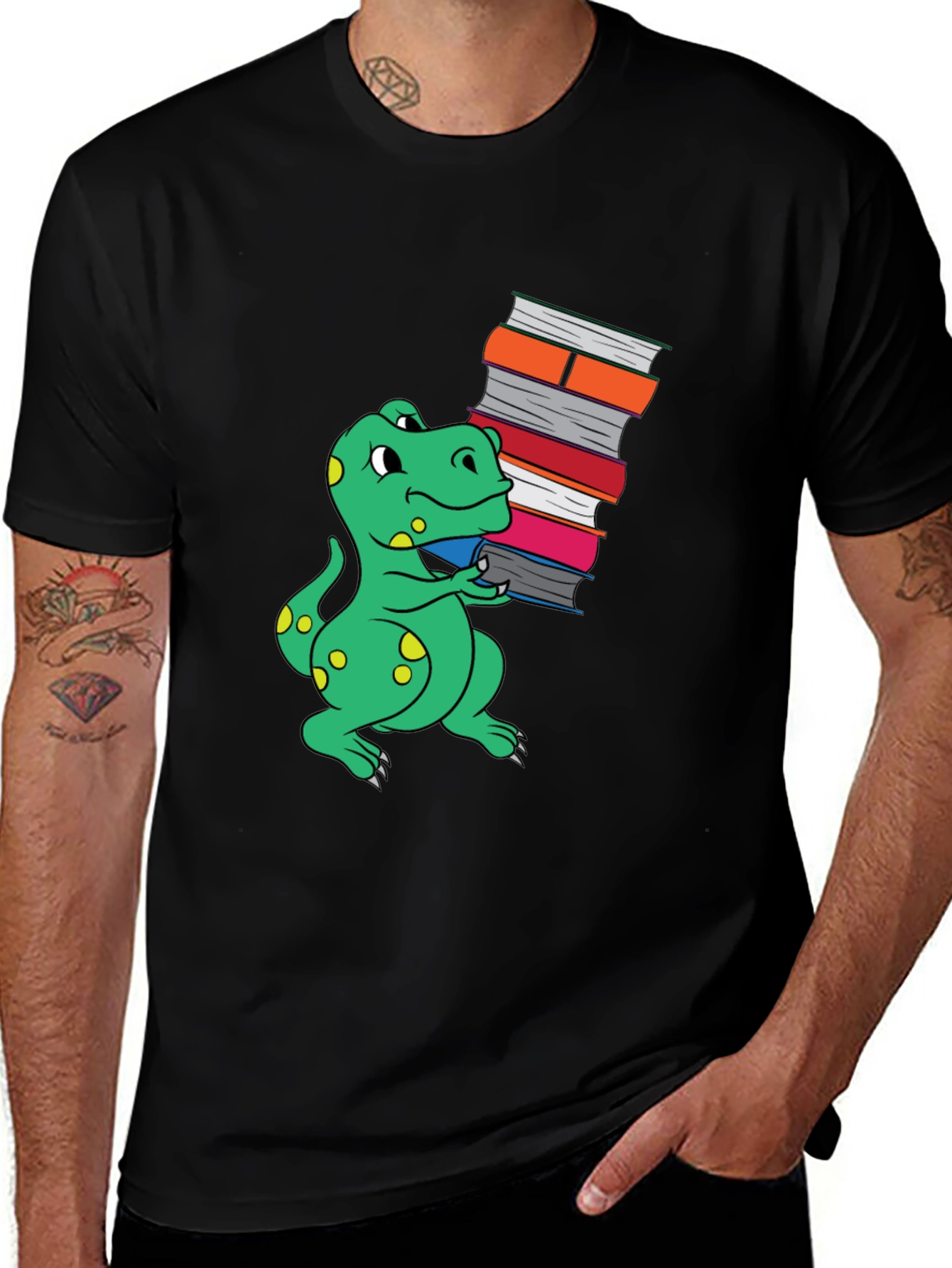 Variant 16 of Dinosaur Books T-Shirt