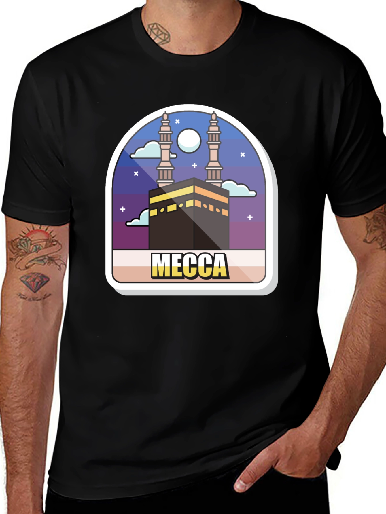 Mecca Graphic T-Shirt - Stylish Islamic Design