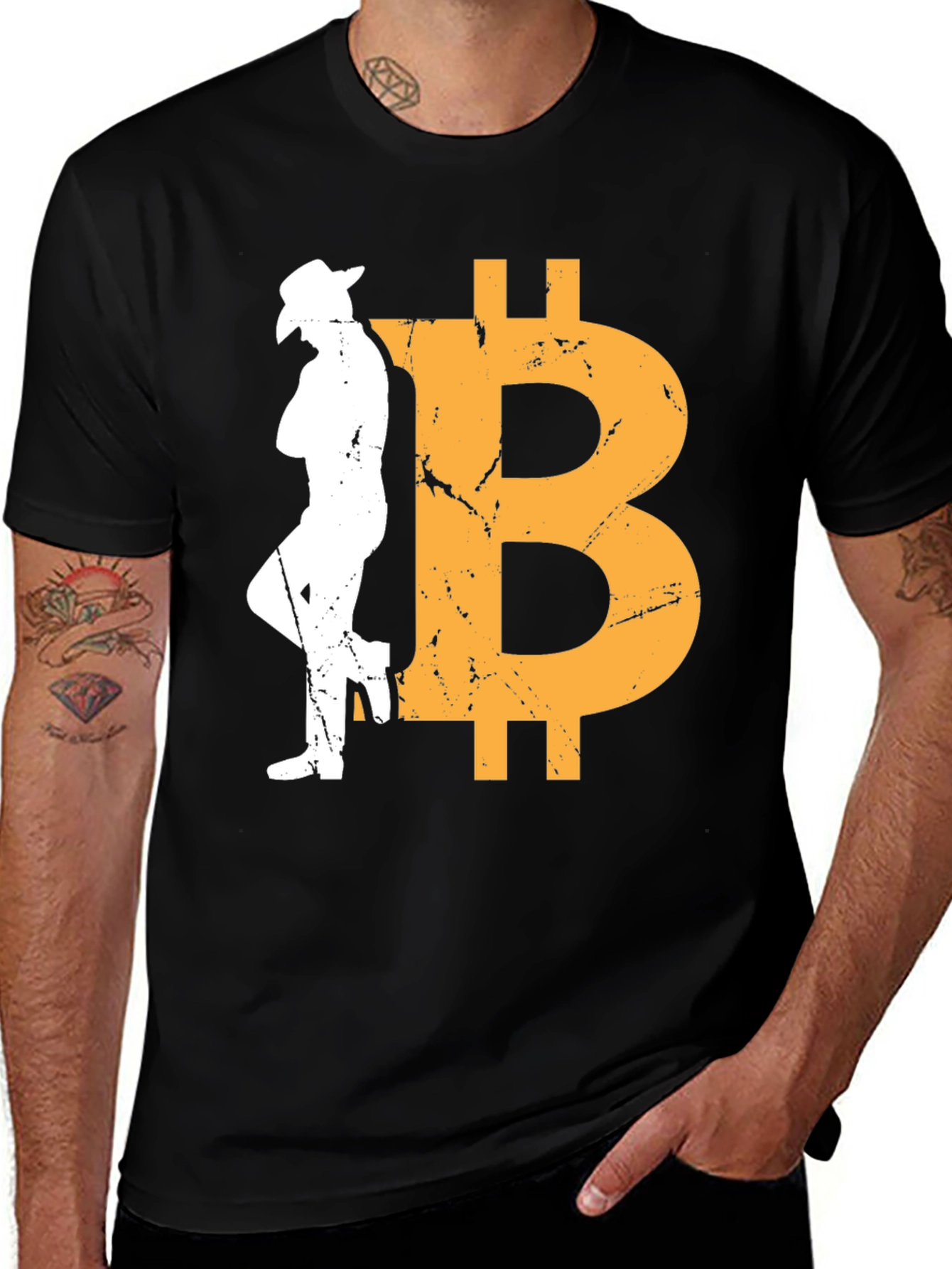 Bitcoin Cowboy Graphic Tee