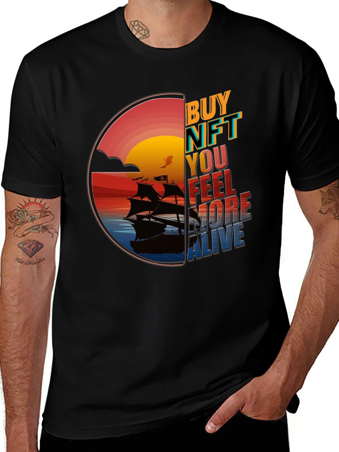 Buy NFT More Alive Graphic T-Shirt