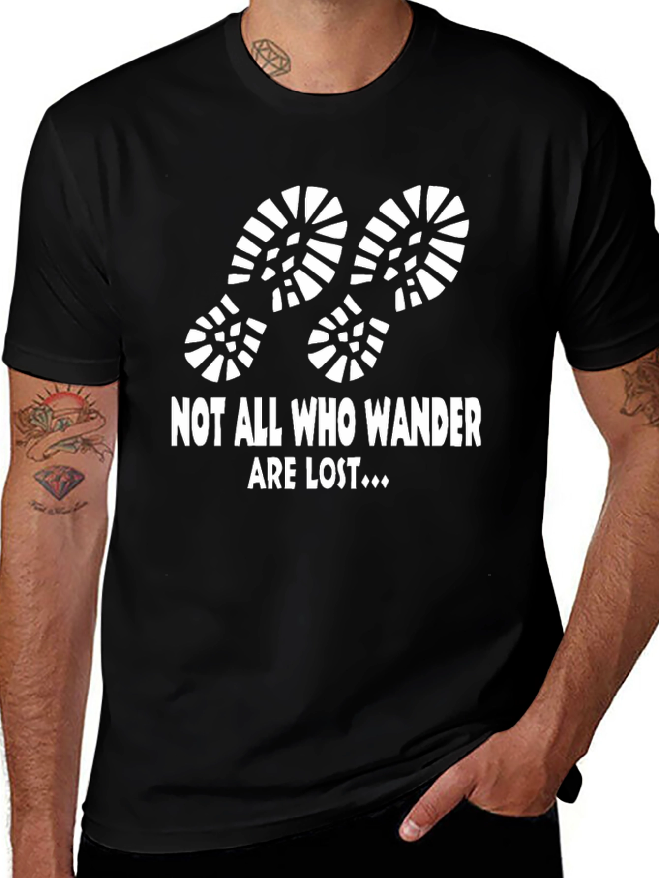 Wanderlust T-Shirt - "Not All Who Wander Are Lost..."