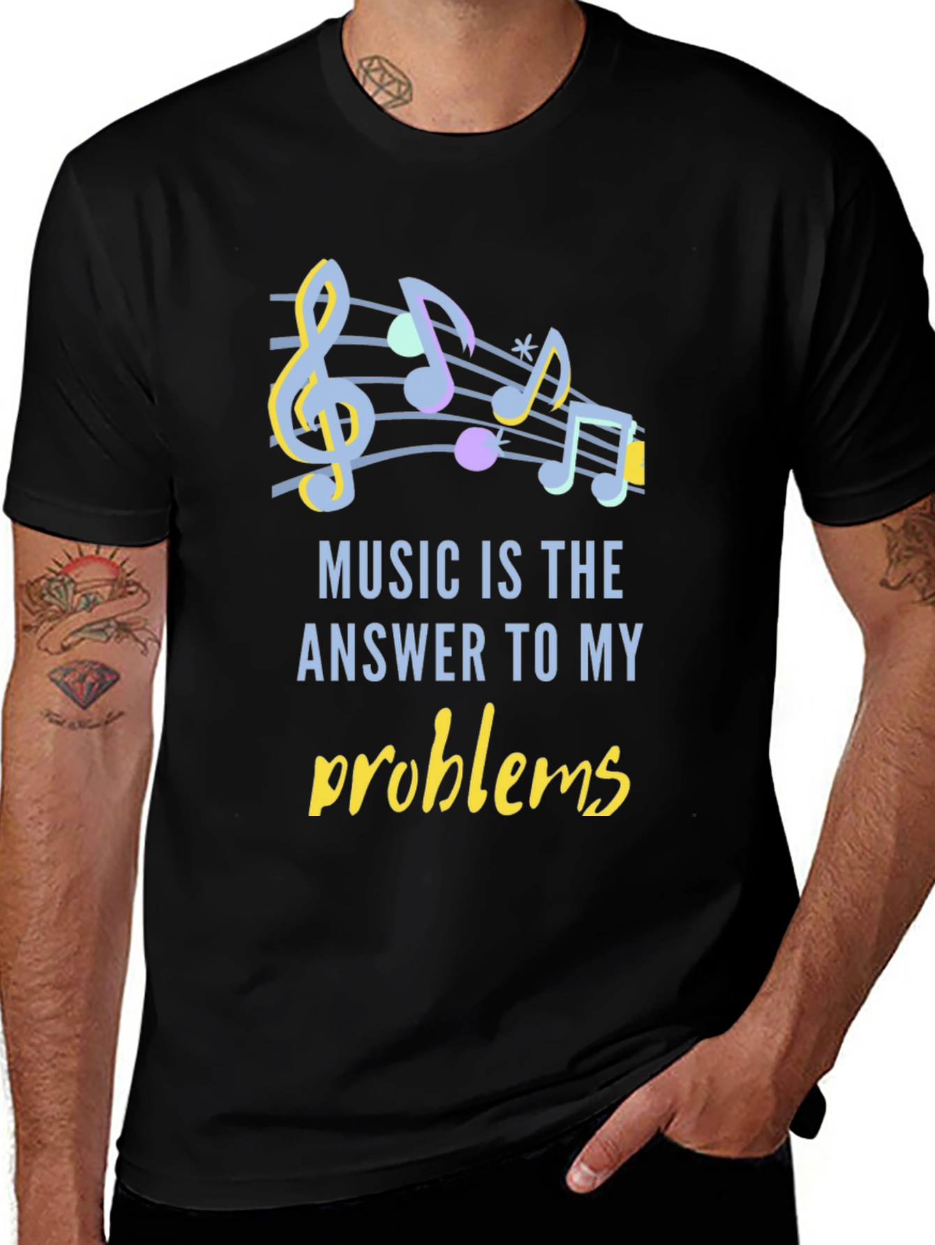 Variant 2 of Music is the Answer T-Shirt