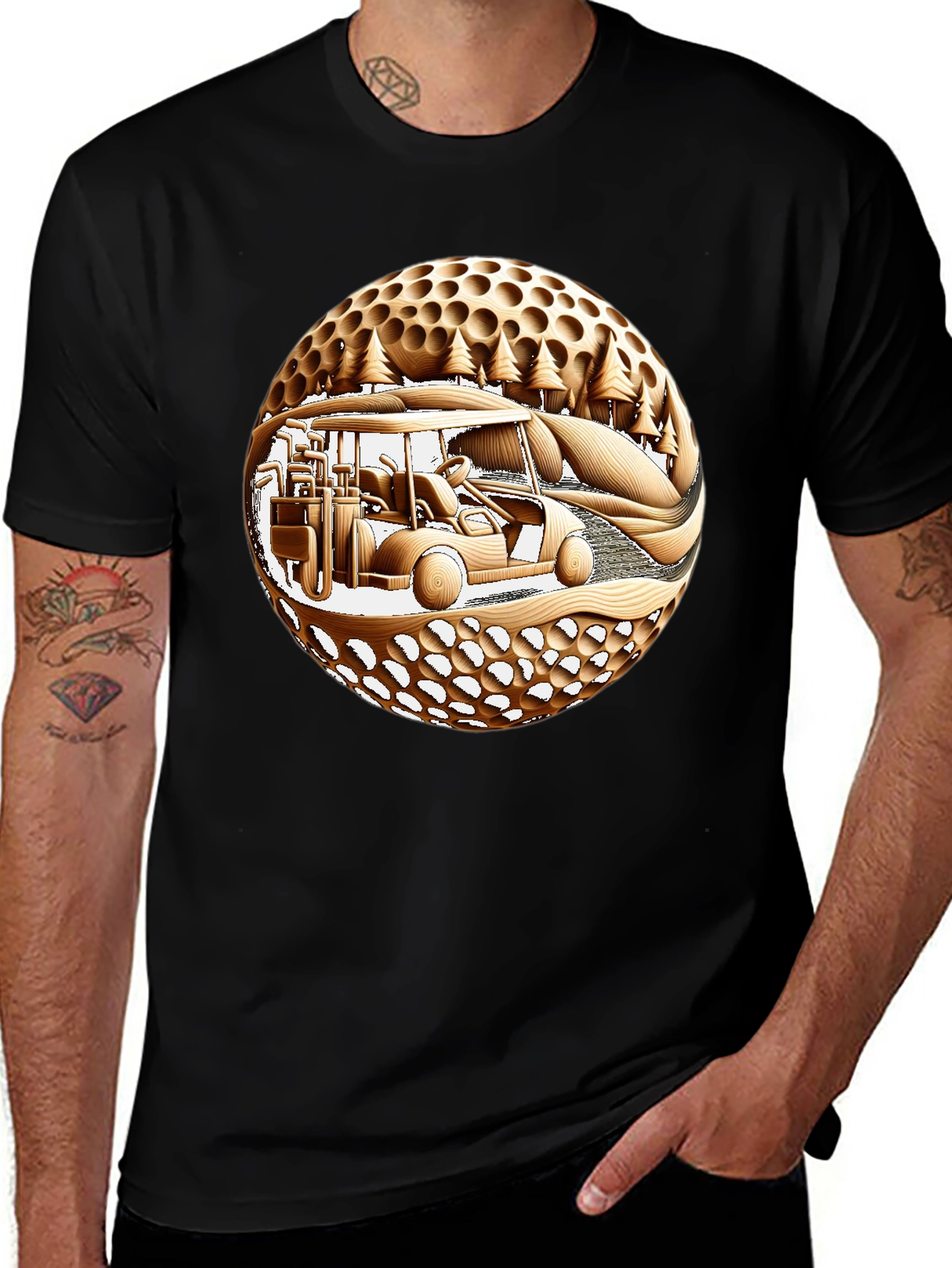 Golf Cart Design T-Shirt