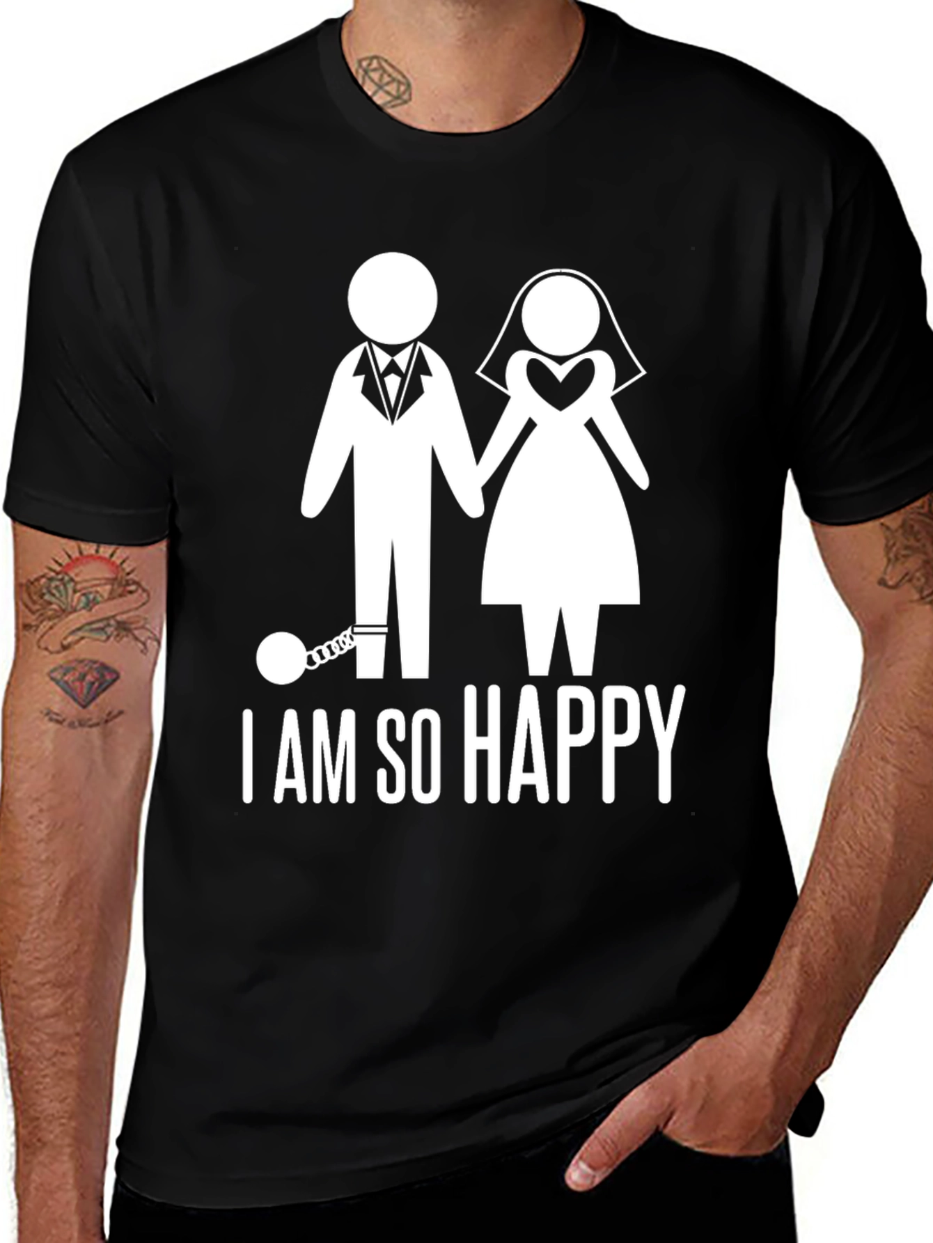 Variant 7 of Happily Ever After T-Shirt - I am So Happy!