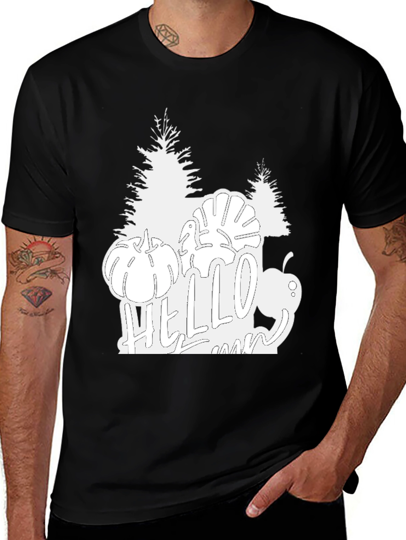 Variant 18 of Hello Autumn Graphic Tee