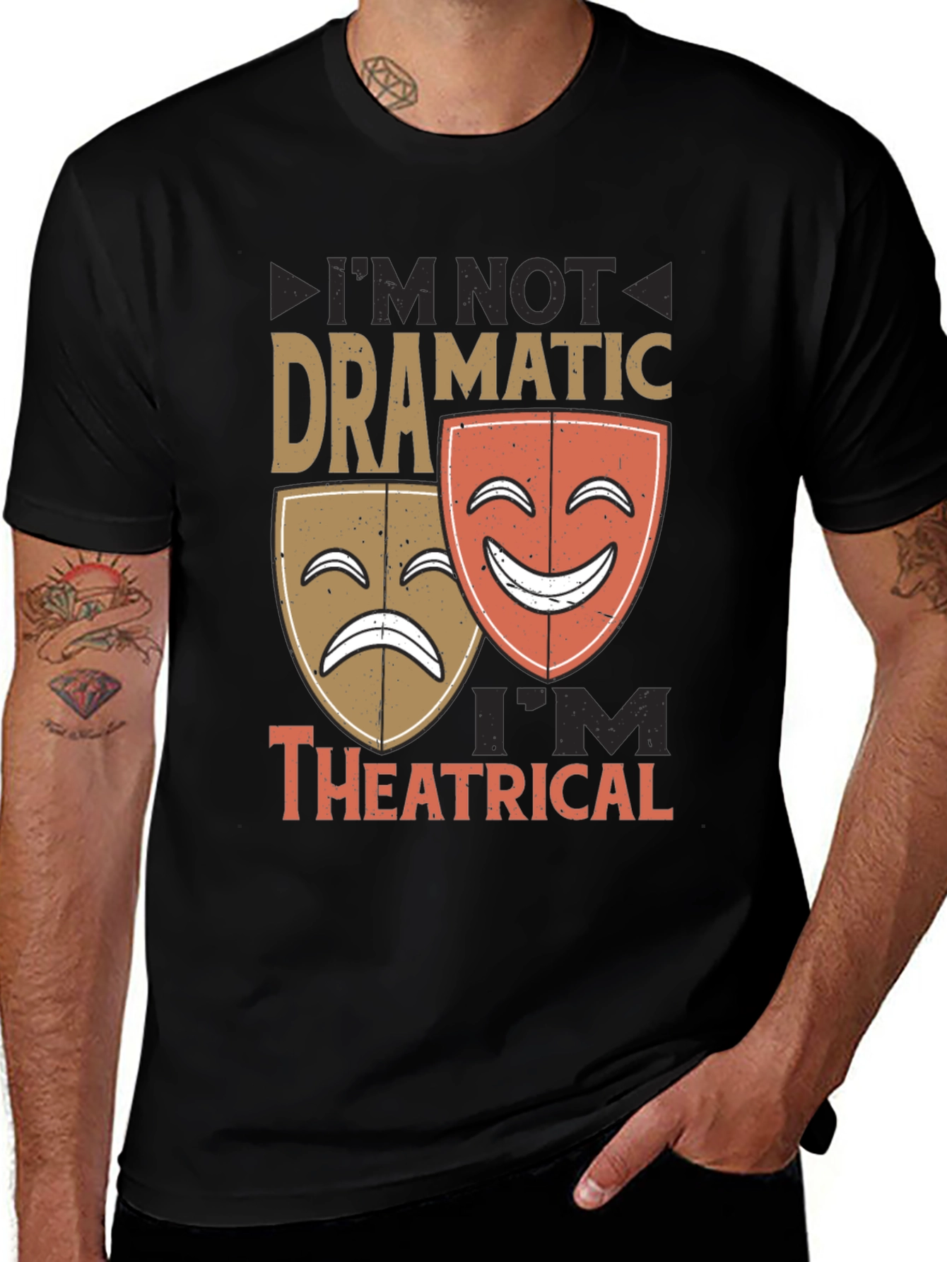 Variant 27 of Dramatic vs. Theatrical Graphic T-Shirt