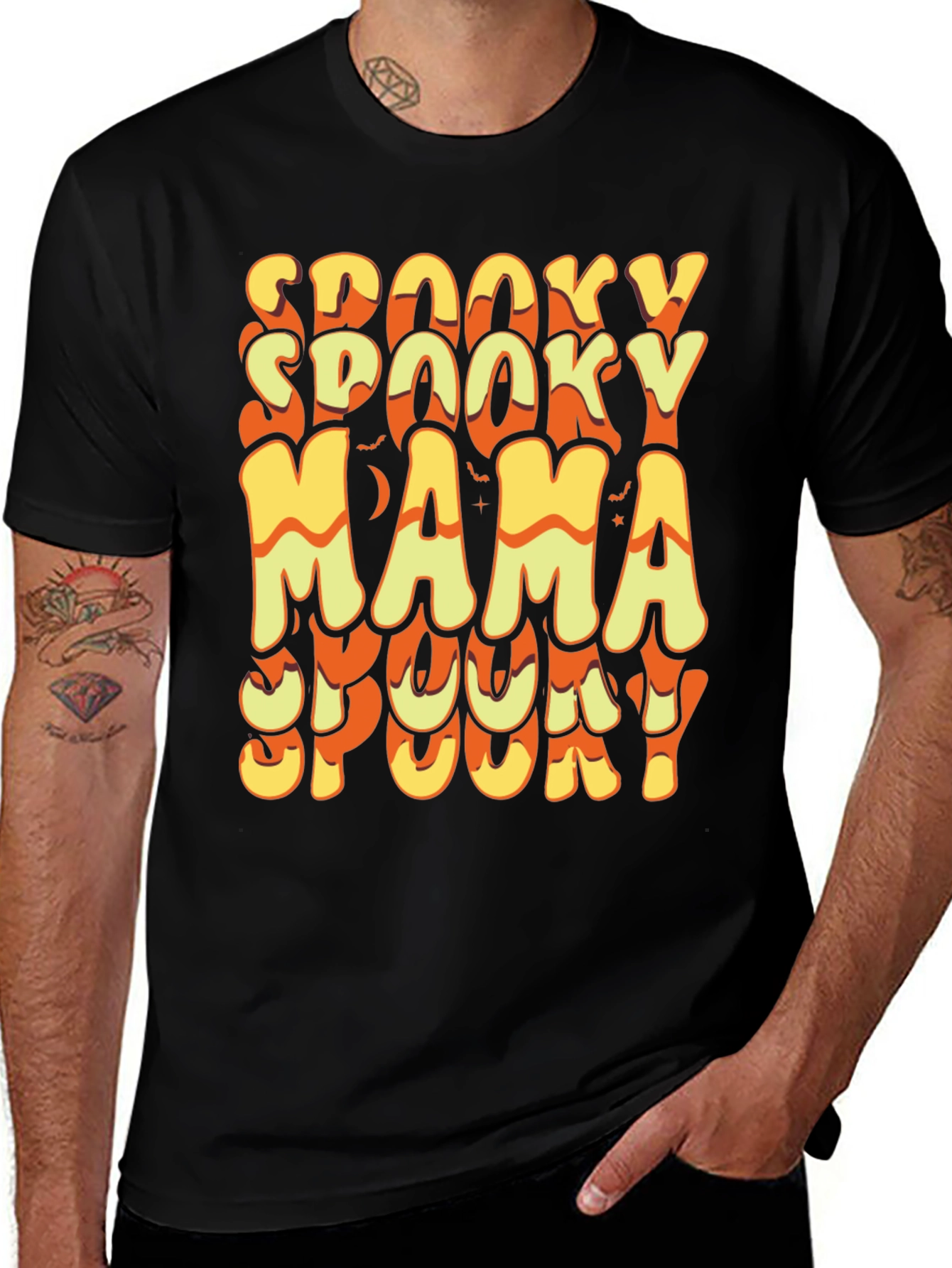 Variant 12 of Spooky Mama Halloween T-Shirt