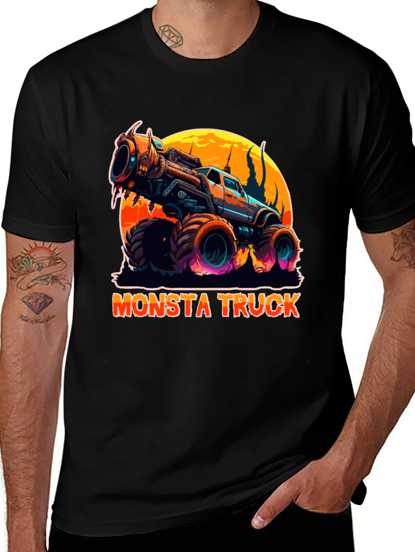 Variant 17 of Monster Truck T-Shirt - Cool Graphic Tee
