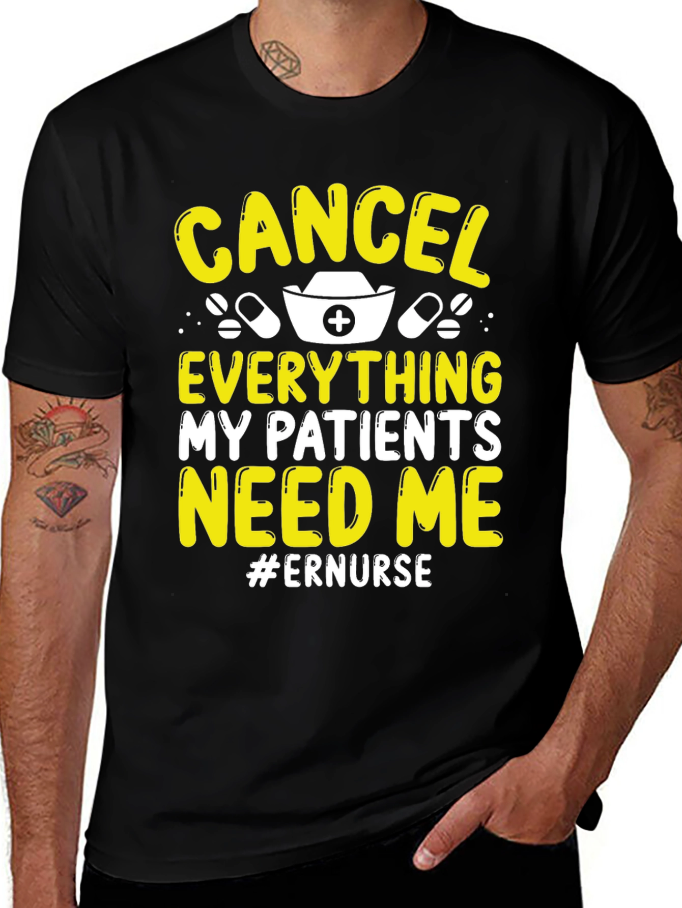 Variant 18 of ER Nurse T-Shirt - Cancel Everything
