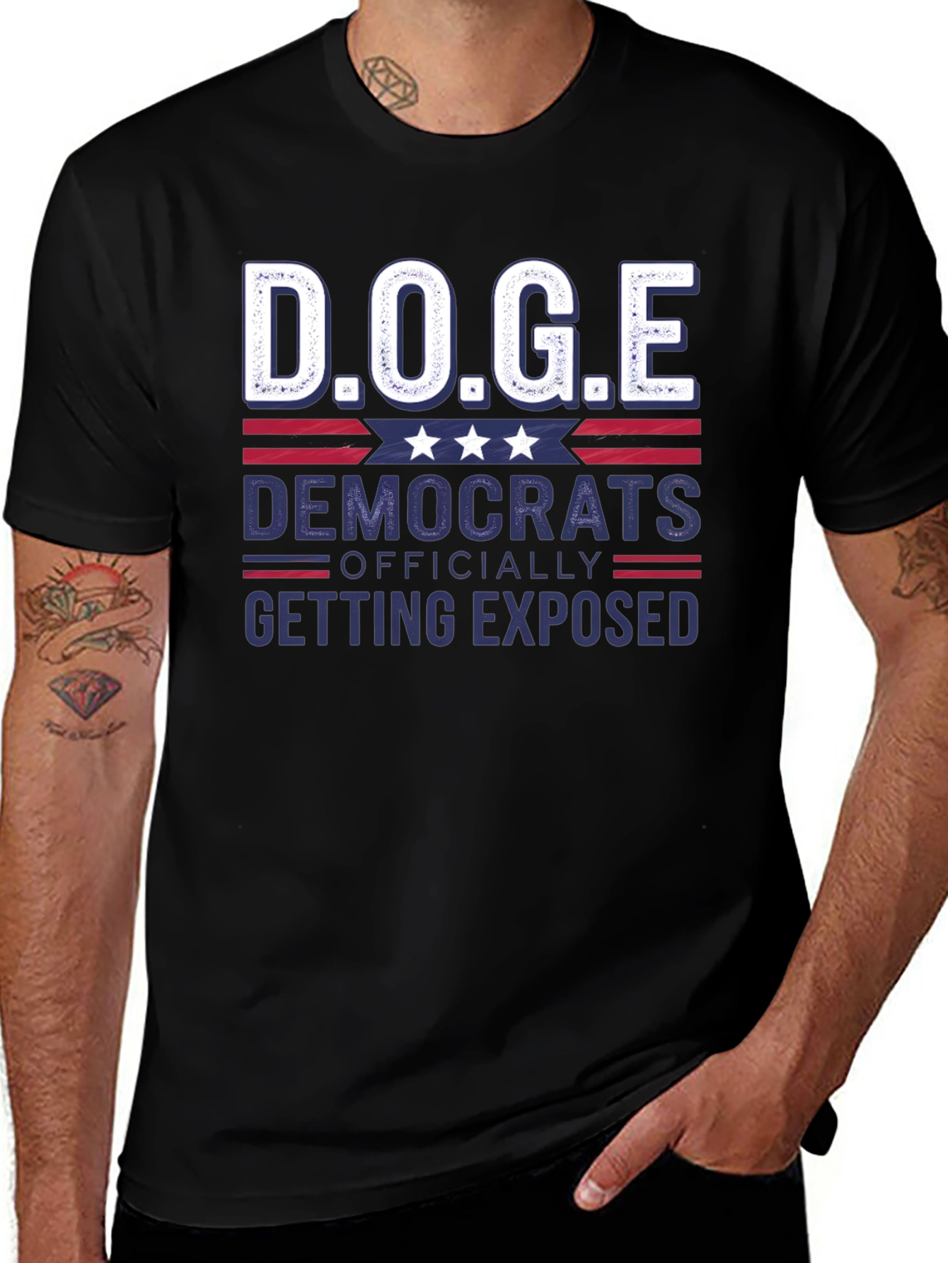 Variant 18 of D.O.G.E. Democrats Exposed T-Shirt