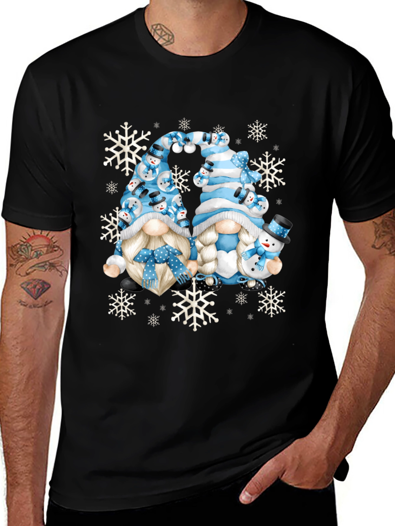 Variant 27 of Festive Winter Gnome T-Shirt